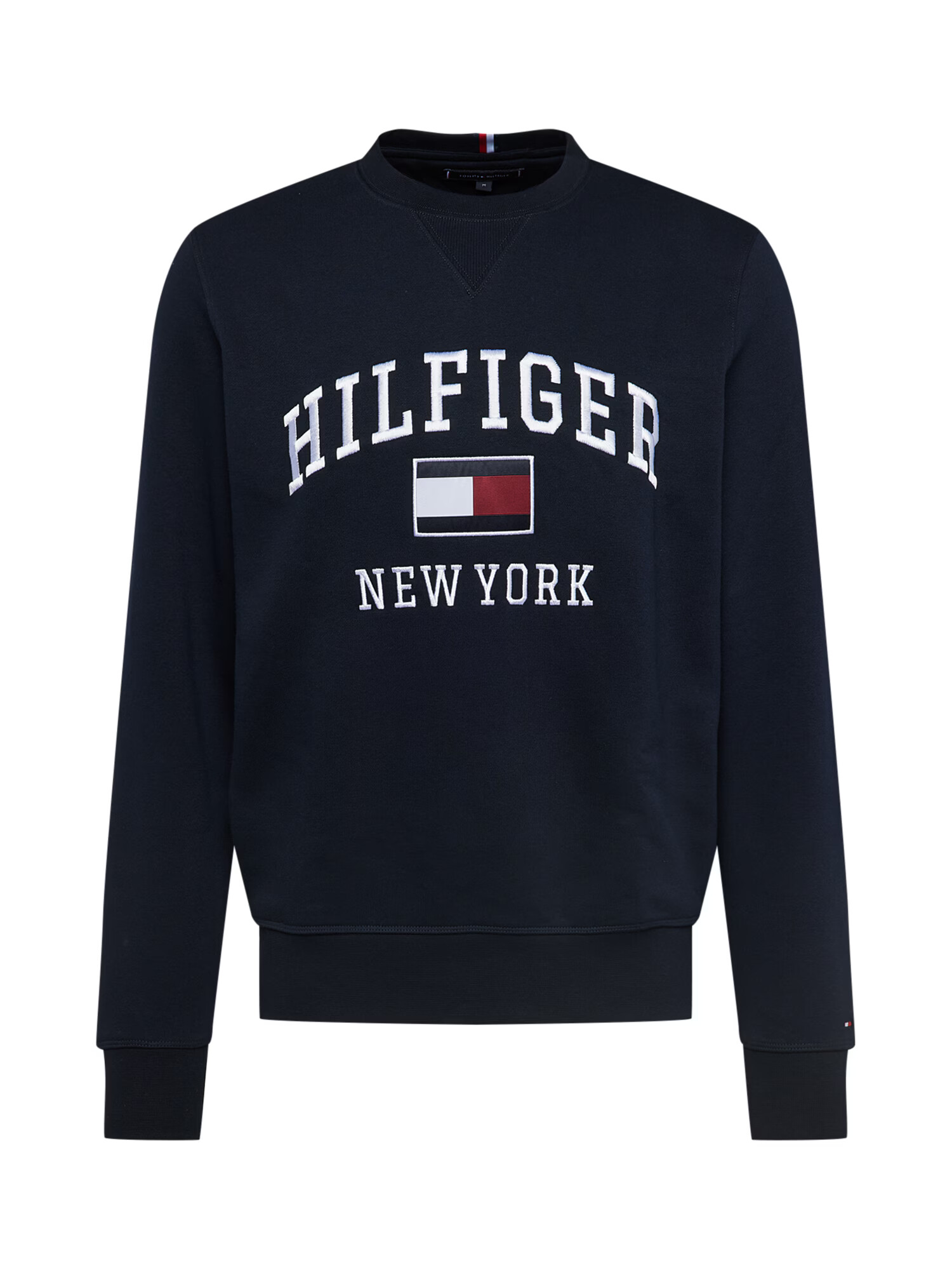 TOMMY HILFIGER Bluză de molton albastru noapte / roșu / alb - Pled.ro