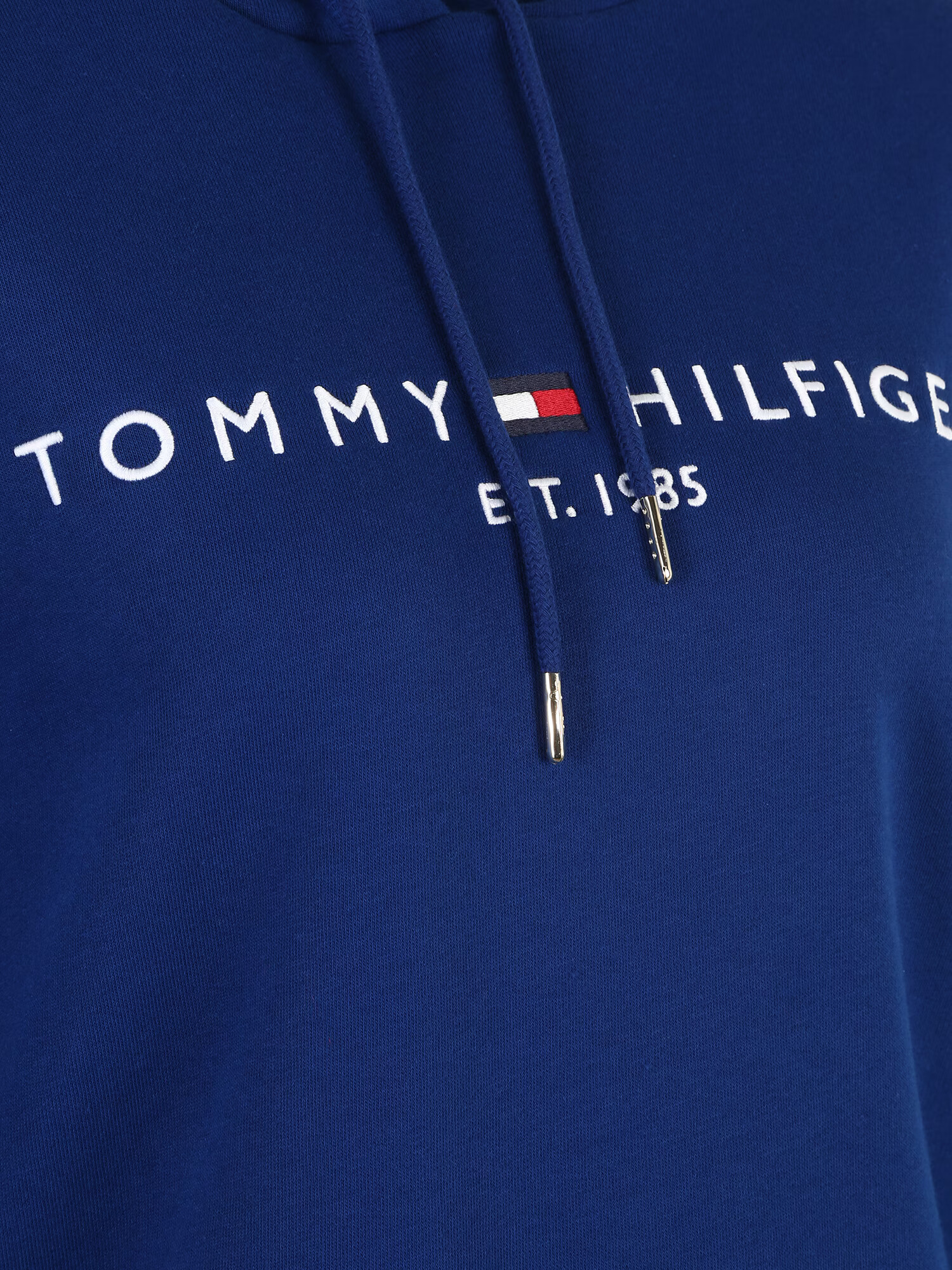 TOMMY HILFIGER Bluză de molton bleumarin / albastru gențiană / roșu deschis / alb - Pled.ro