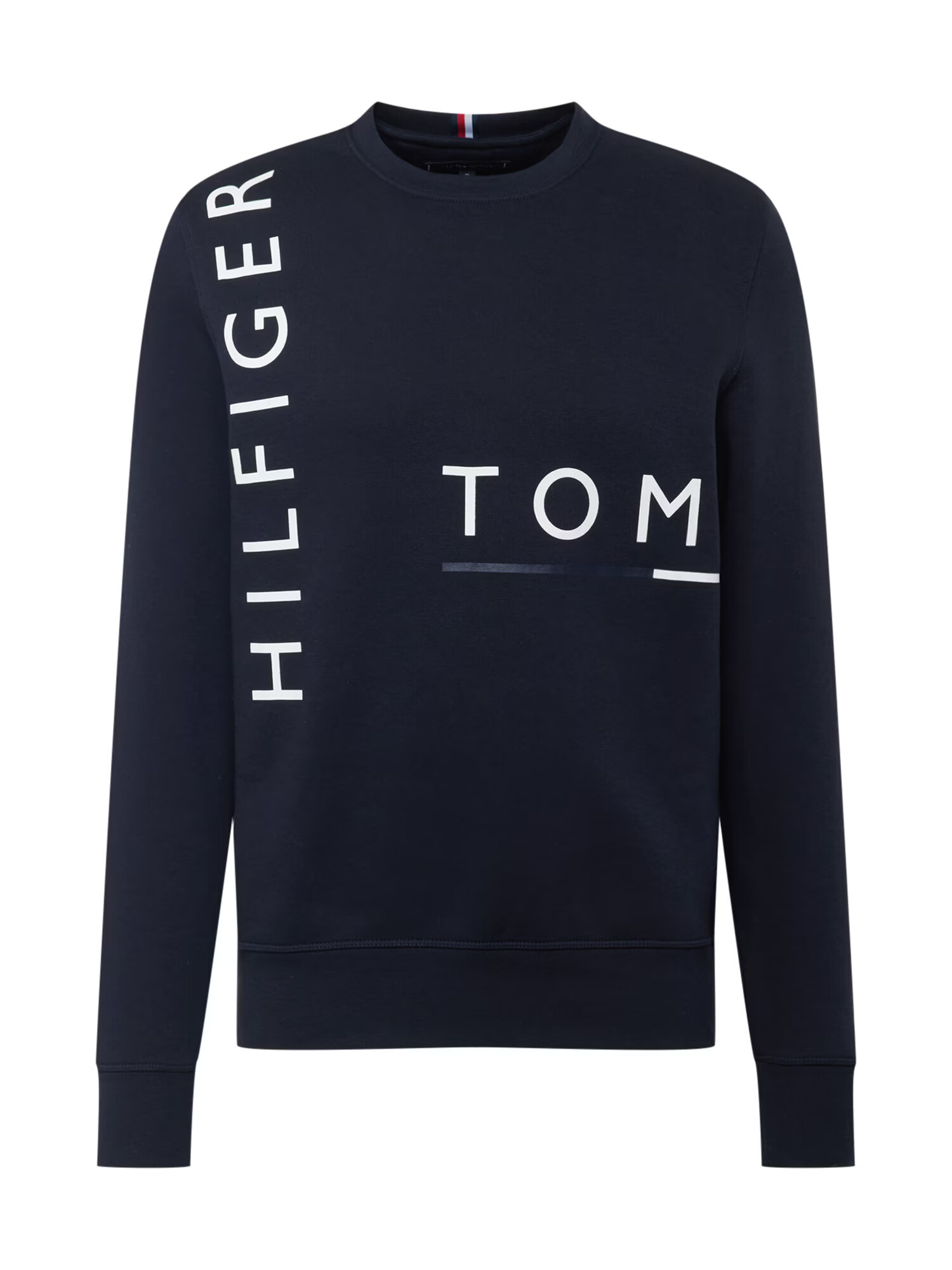 TOMMY HILFIGER Bluză de molton bleumarin / roșu / alb - Pled.ro