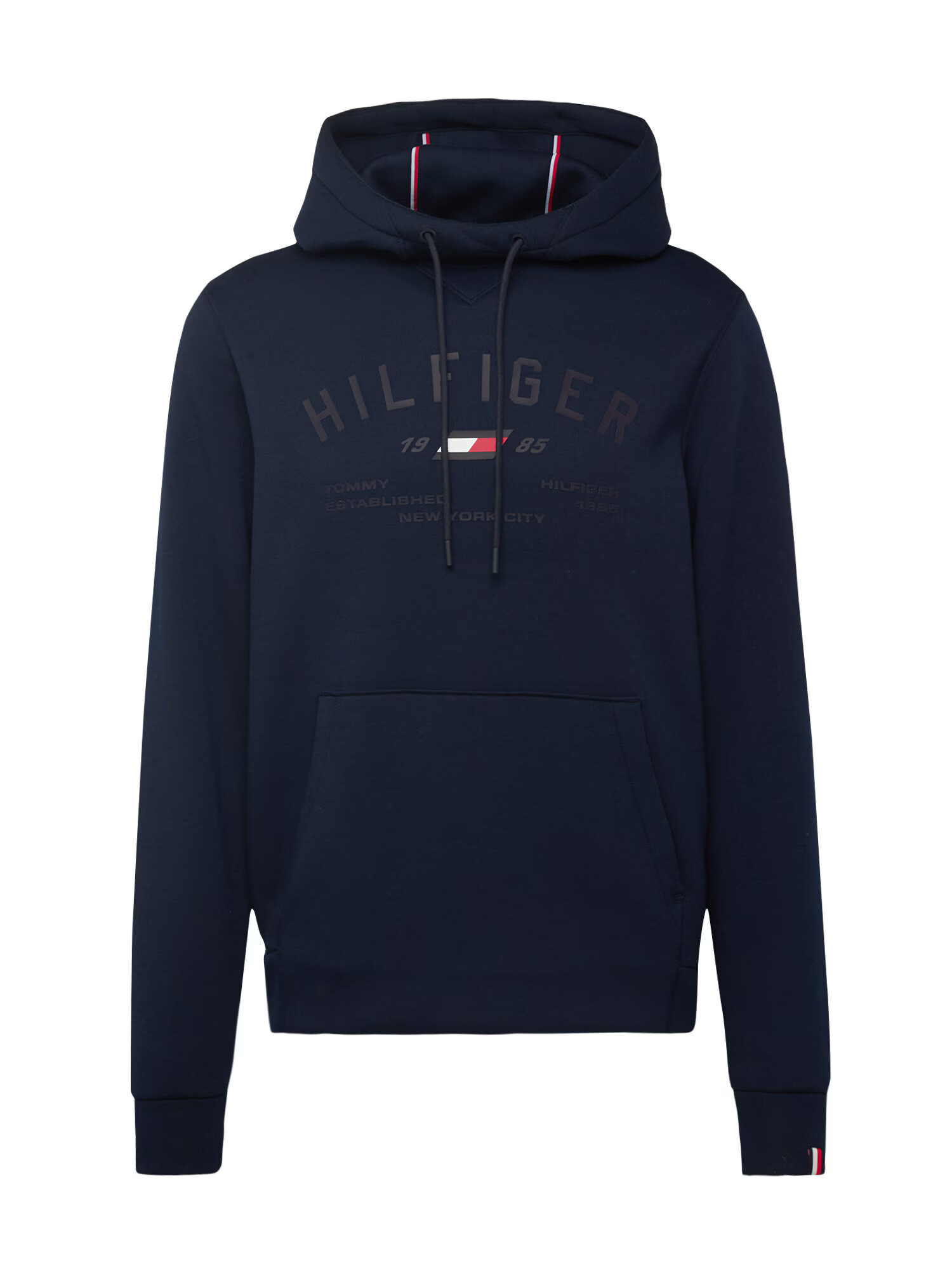 TOMMY HILFIGER Bluză de molton bleumarin / roșu / alb - Pled.ro