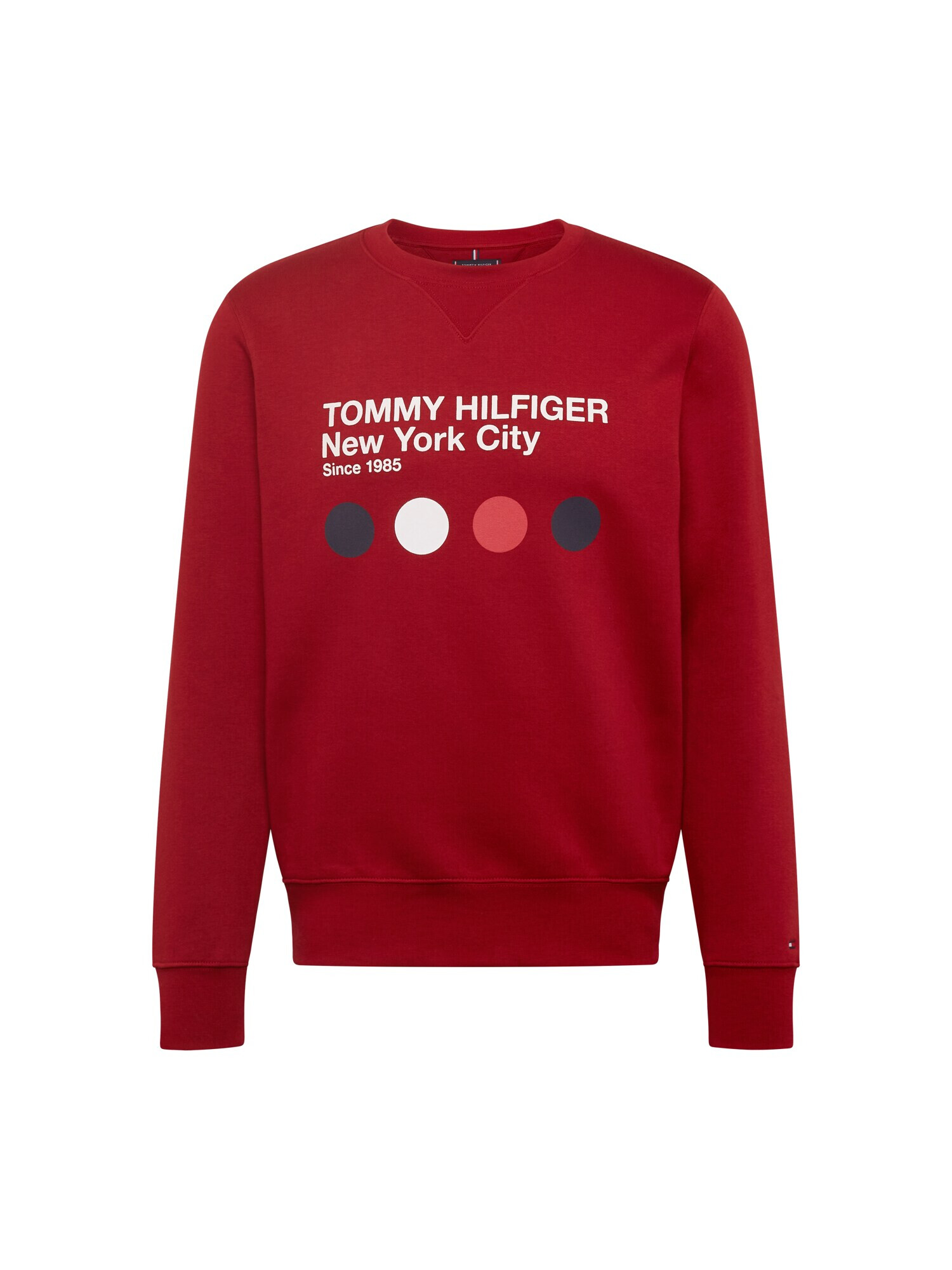 TOMMY HILFIGER Bluză de molton 'METRO' bleumarin / roșu / alb - Pled.ro