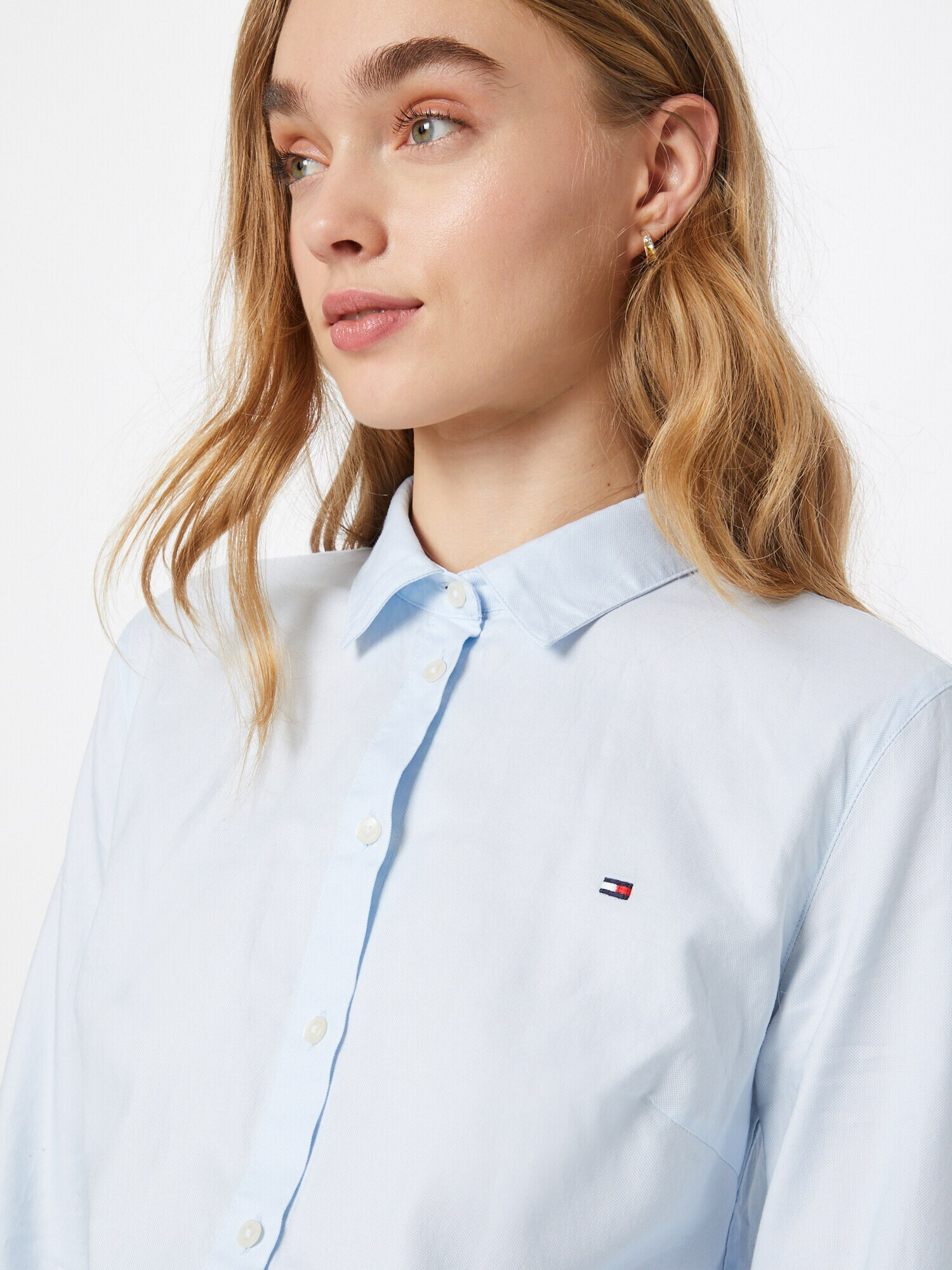 TOMMY HILFIGER Bluză 'Jenna' albastru marin / albastru deschis / roșu / alb - Pled.ro