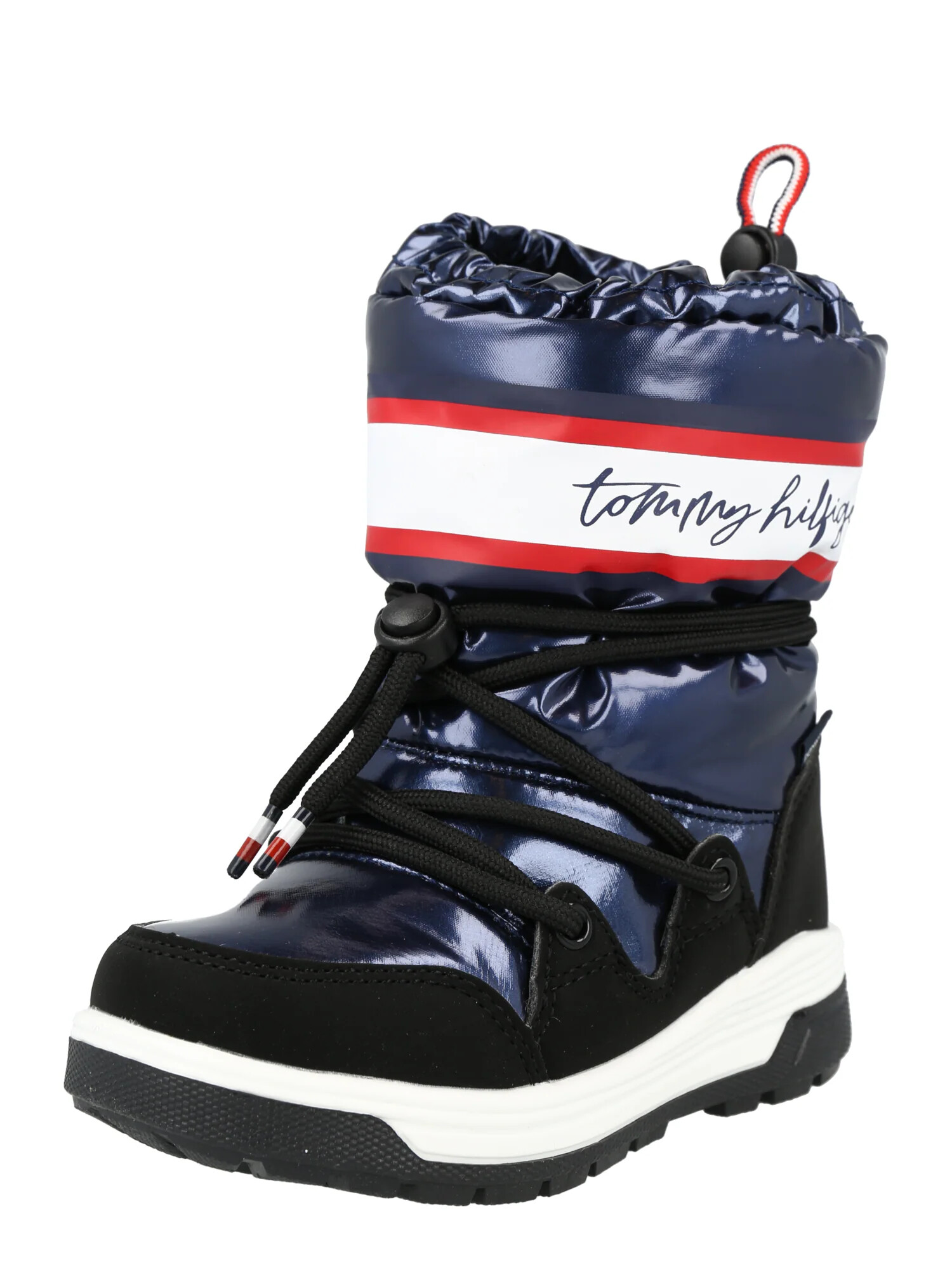 TOMMY HILFIGER Bocanci de zăpadă albastru cobalt / roșu intens / negru / alb - Pled.ro