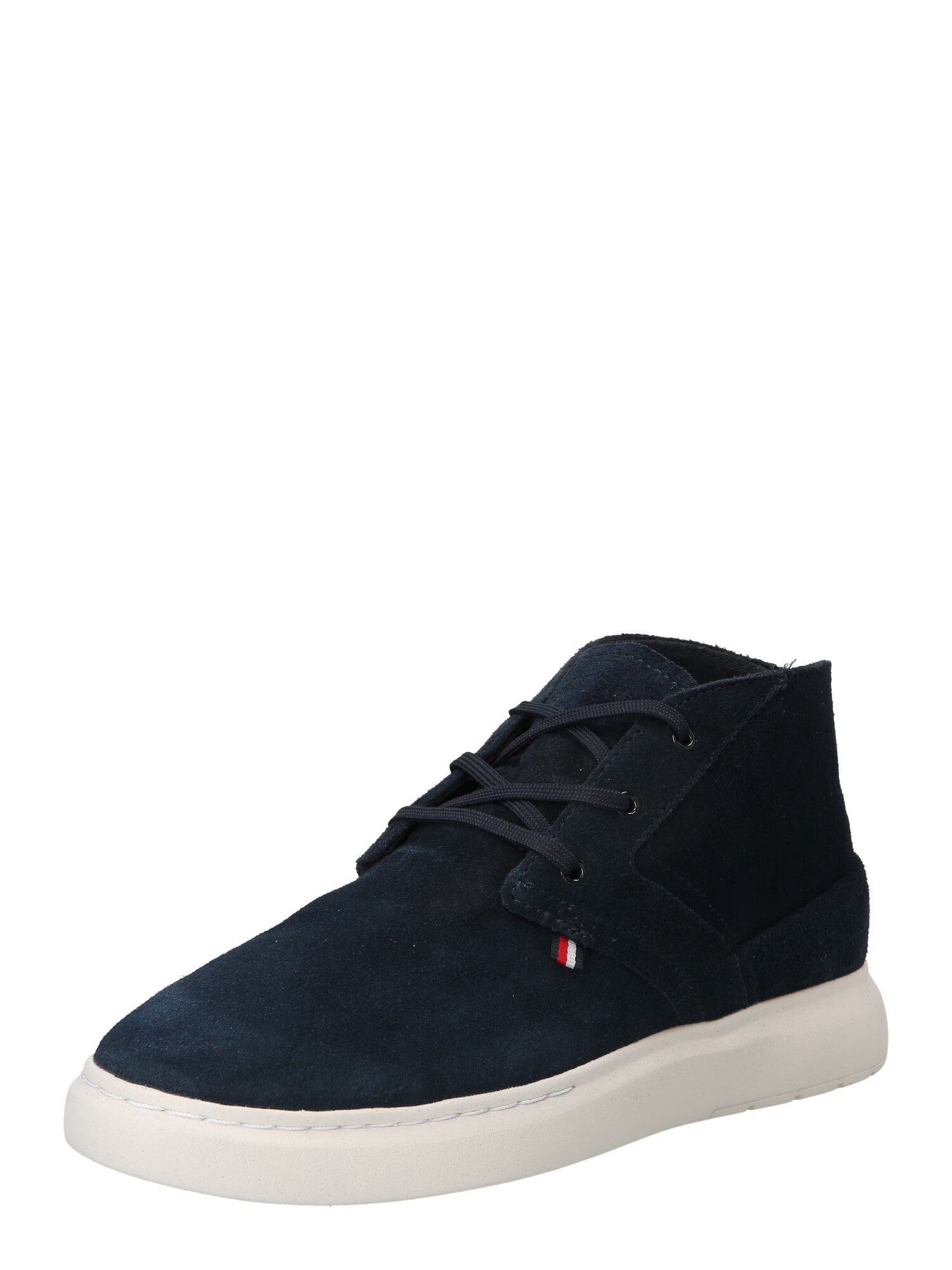 TOMMY HILFIGER Botine Chukka bleumarin / roșu / alb - Pled.ro