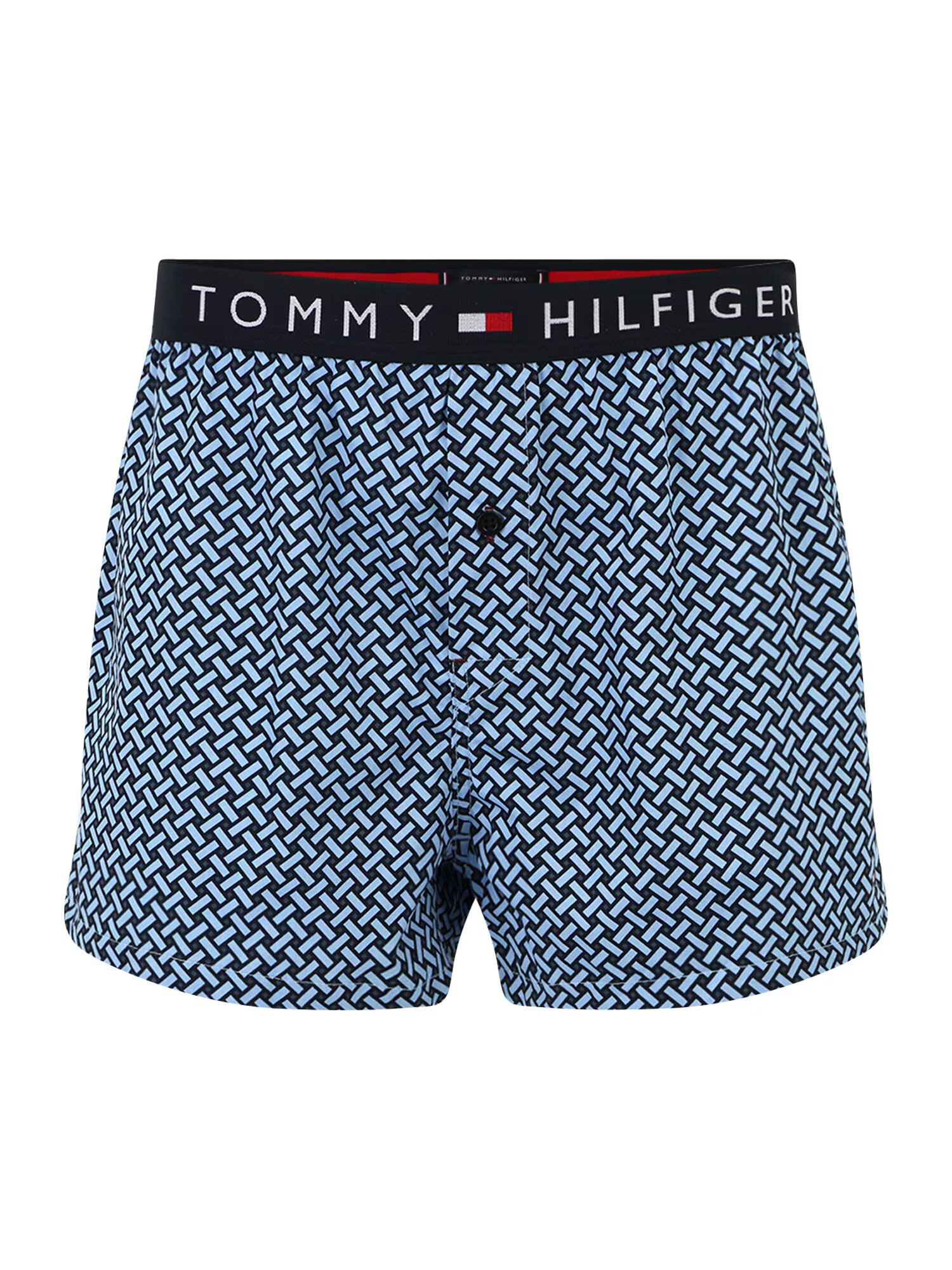 TOMMY HILFIGER Boxeri albastru deschis / albastru închis / roși aprins / alb - Pled.ro