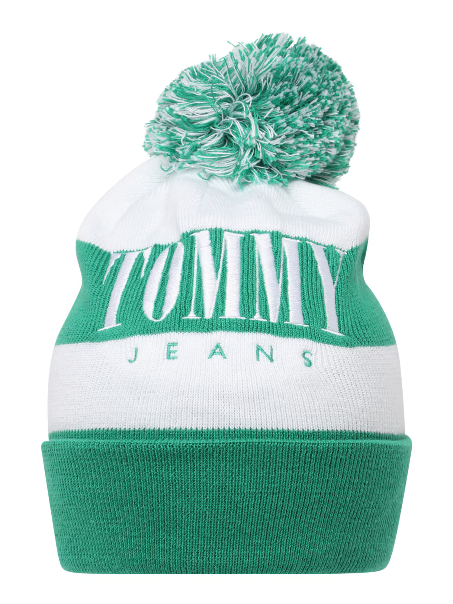 TOMMY HILFIGER Căciulă verde / alb - Pled.ro