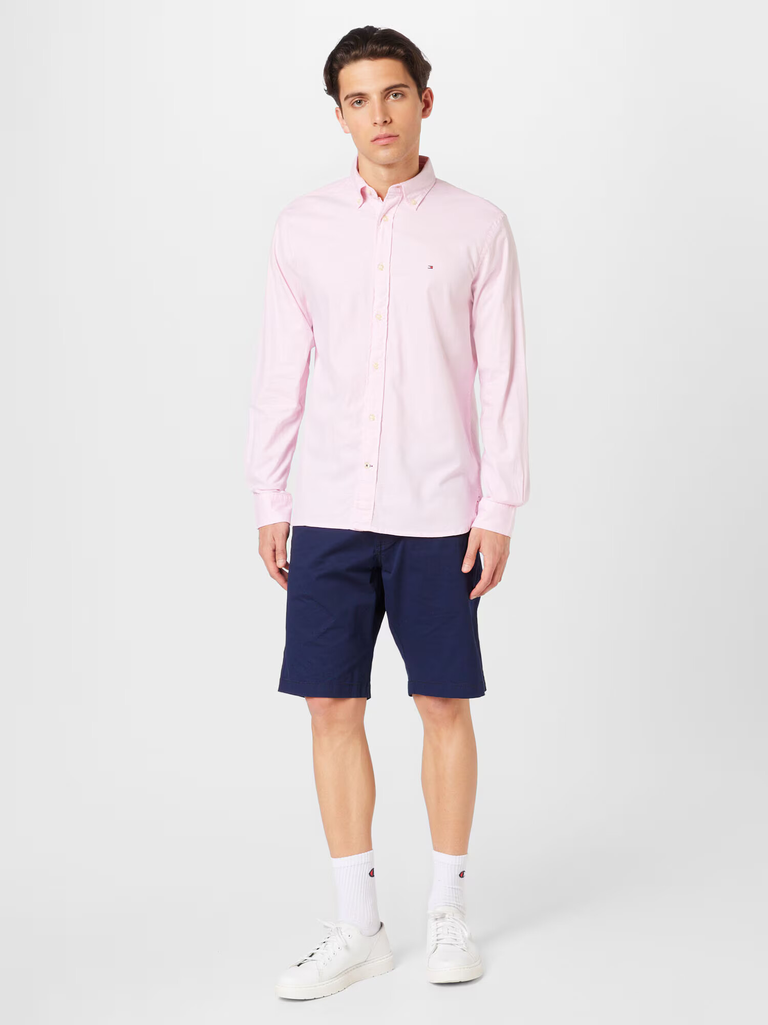 TOMMY HILFIGER Cămașă roz pastel - Pled.ro