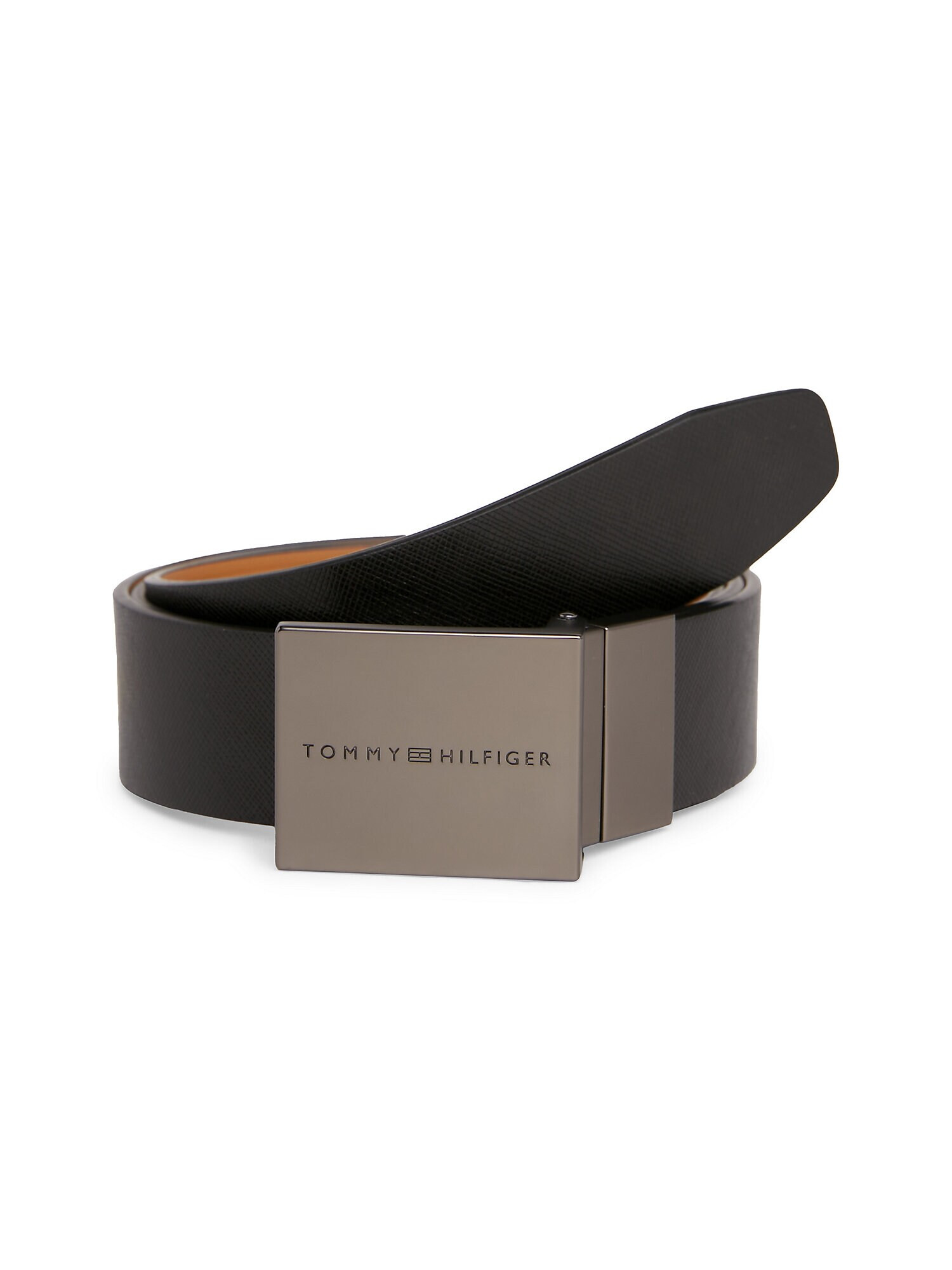 TOMMY HILFIGER Curea maro coniac / negru - Pled.ro