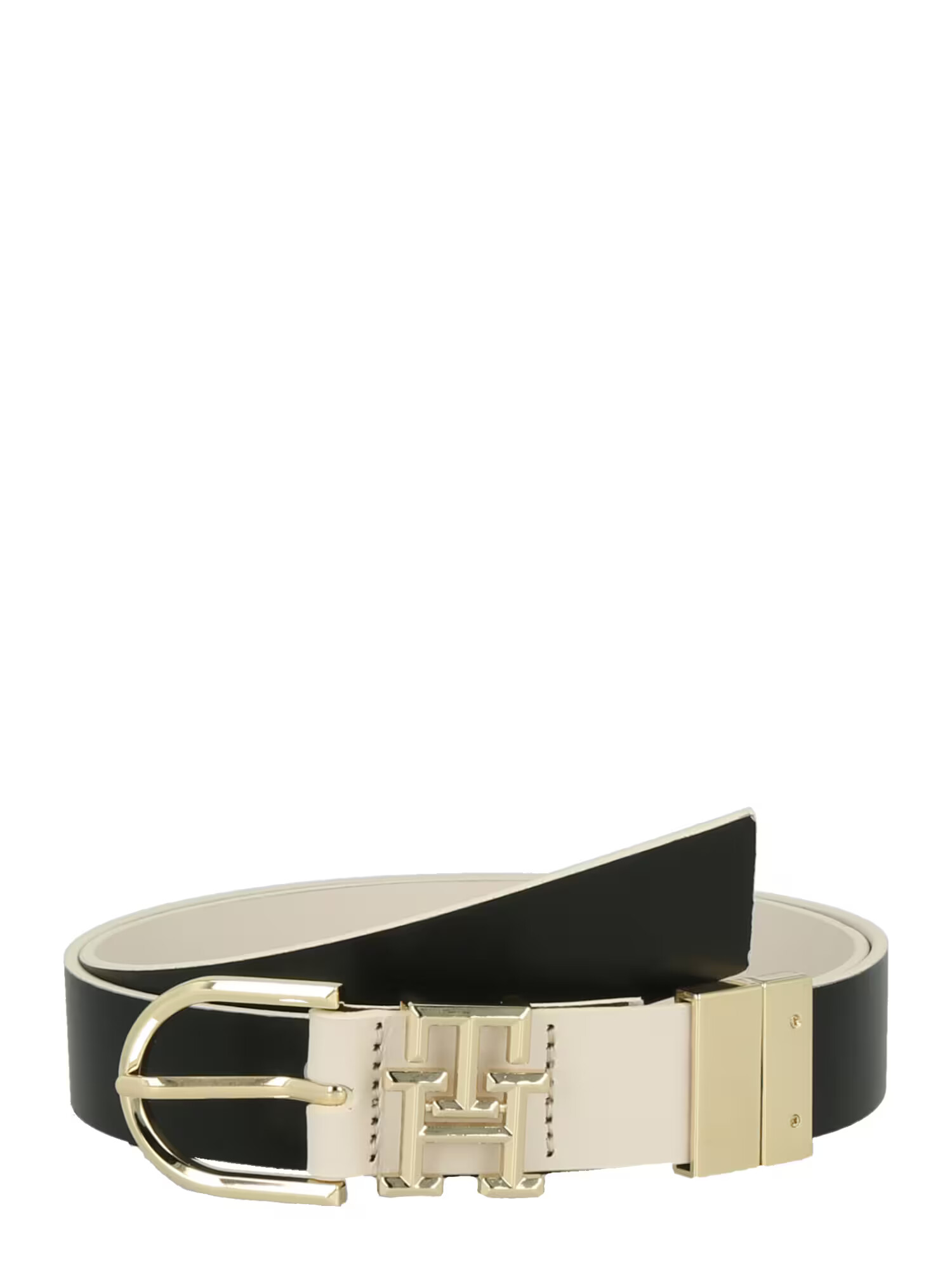 TOMMY HILFIGER Curea negru / alb natural - Pled.ro