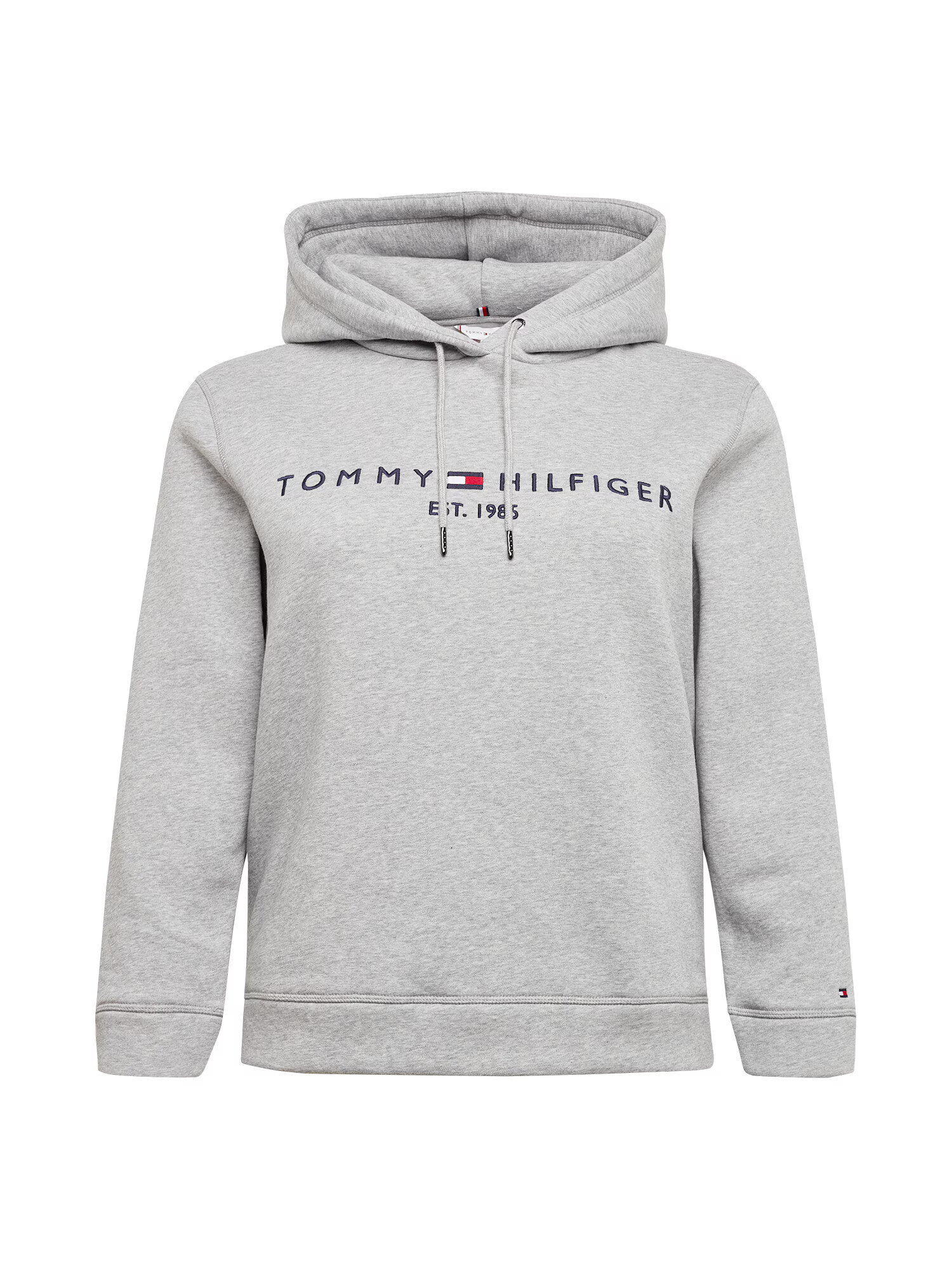 Tommy Hilfiger Curve Bluză de molton albastru închis / gri amestecat / roșu / alb - Pled.ro