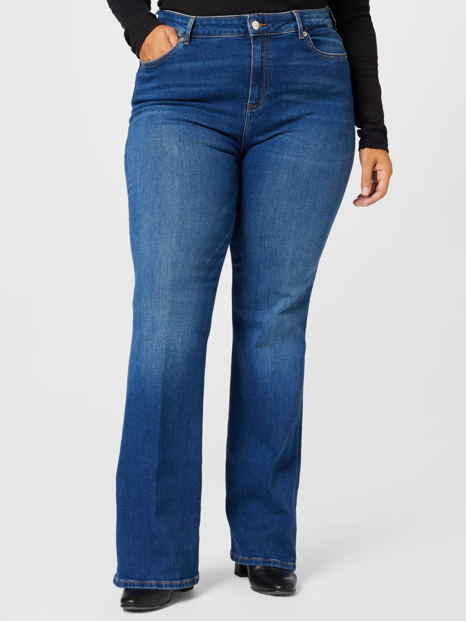 Tommy Hilfiger Curve Jeans 'IZZA' albastru denim - Pled.ro