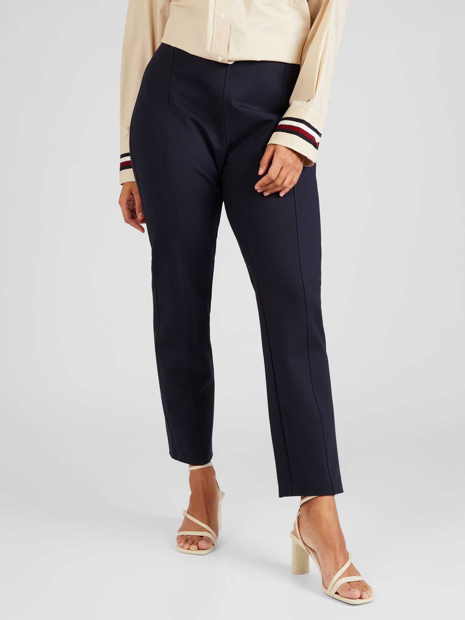 Tommy Hilfiger Curve Pantaloni albastru închis - Pled.ro