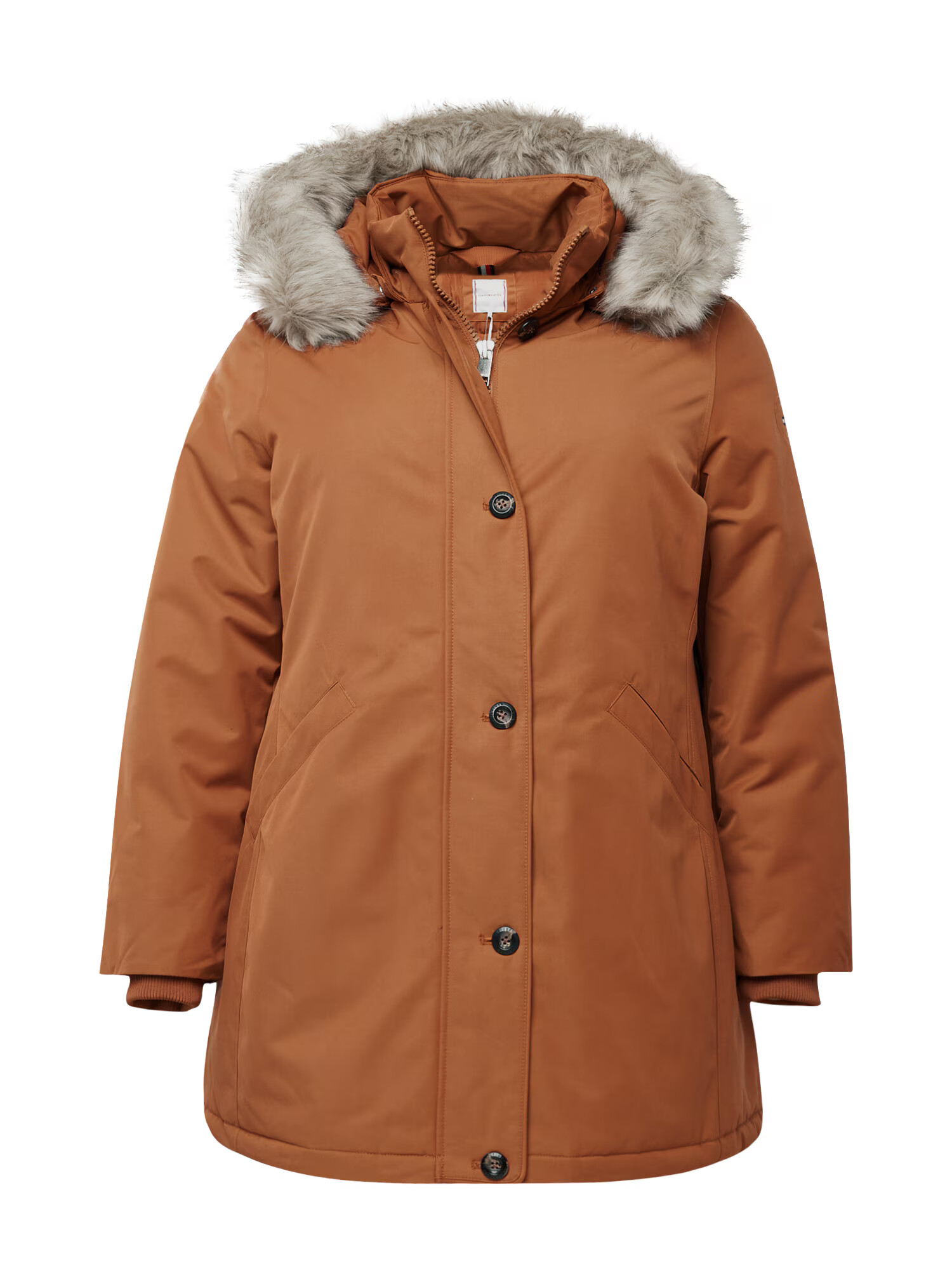 Tommy Hilfiger Curve Parka de iarnă maro ruginiu - Pled.ro