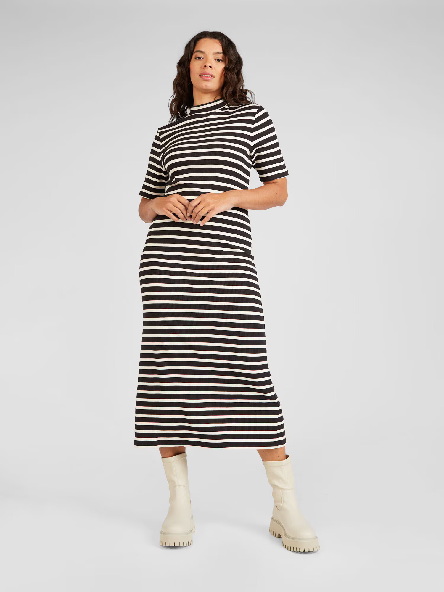 Tommy Hilfiger Curve Rochie bej deschis / negru - Pled.ro