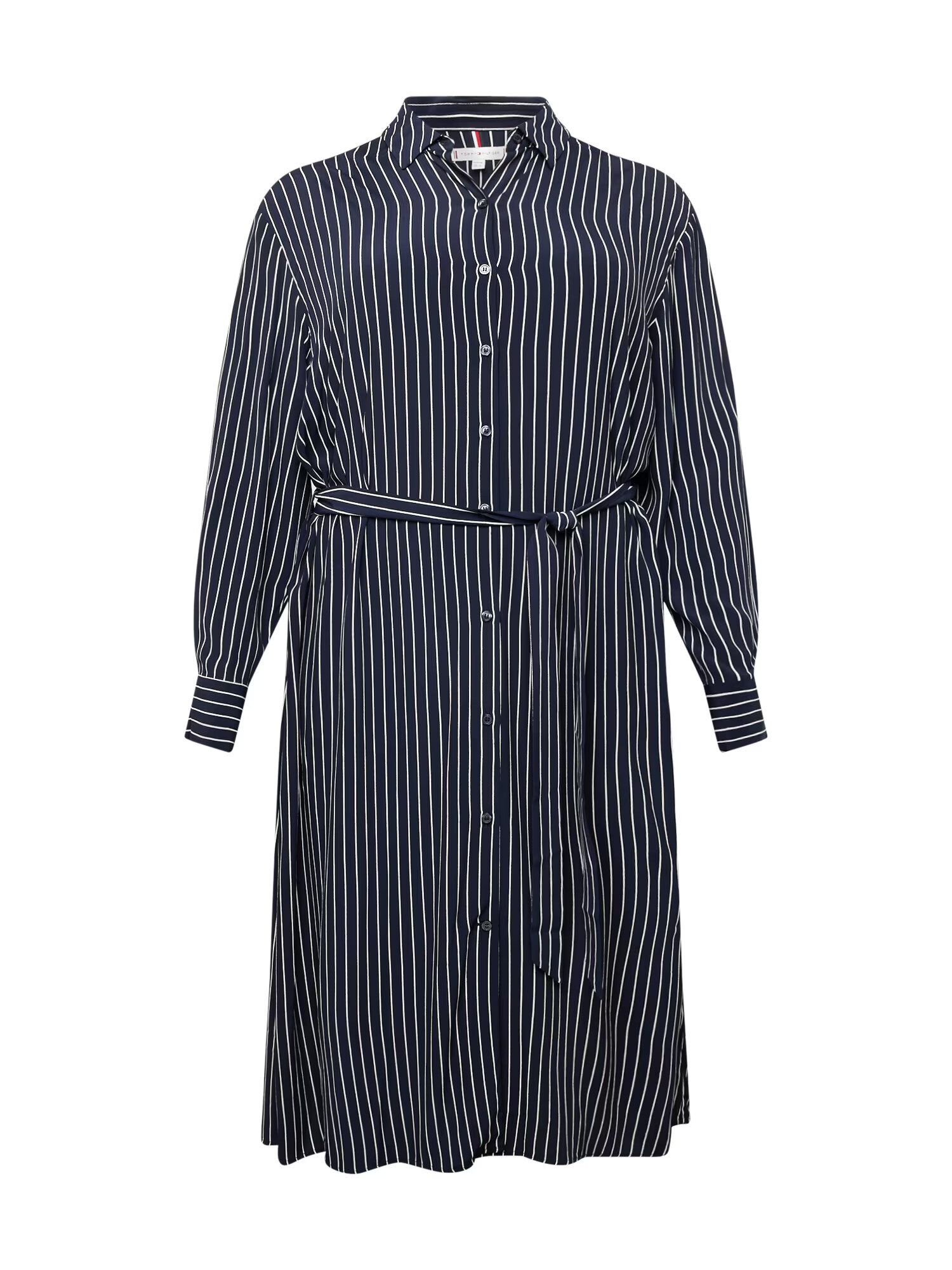 Tommy Hilfiger Curve Rochie tip bluză bleumarin / alb - Pled.ro