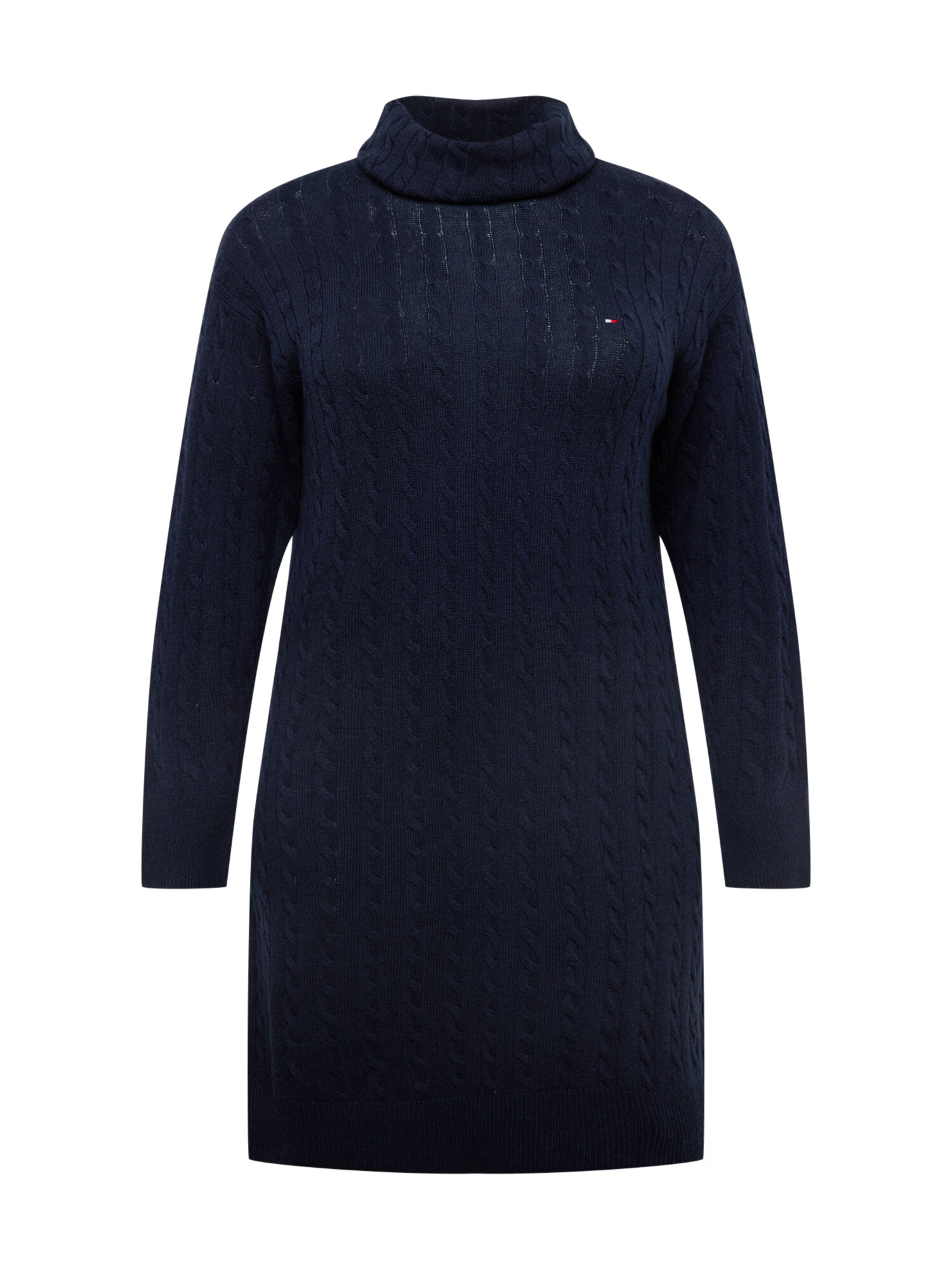 Tommy Hilfiger Curve Rochie tricotat bleumarin / roșu / alb - Pled.ro