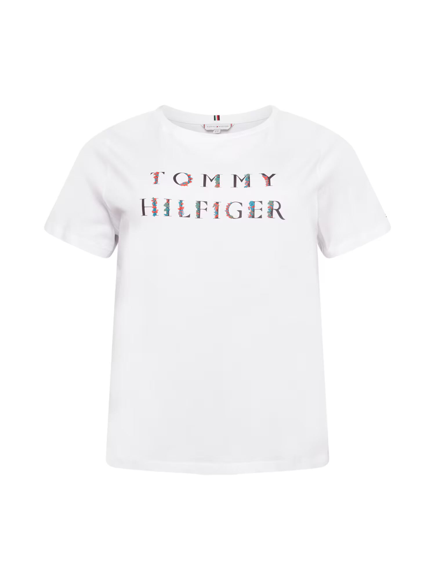 Tommy Hilfiger Curve Tricou albastru deschis / roșu deschis / negru / alb - Pled.ro