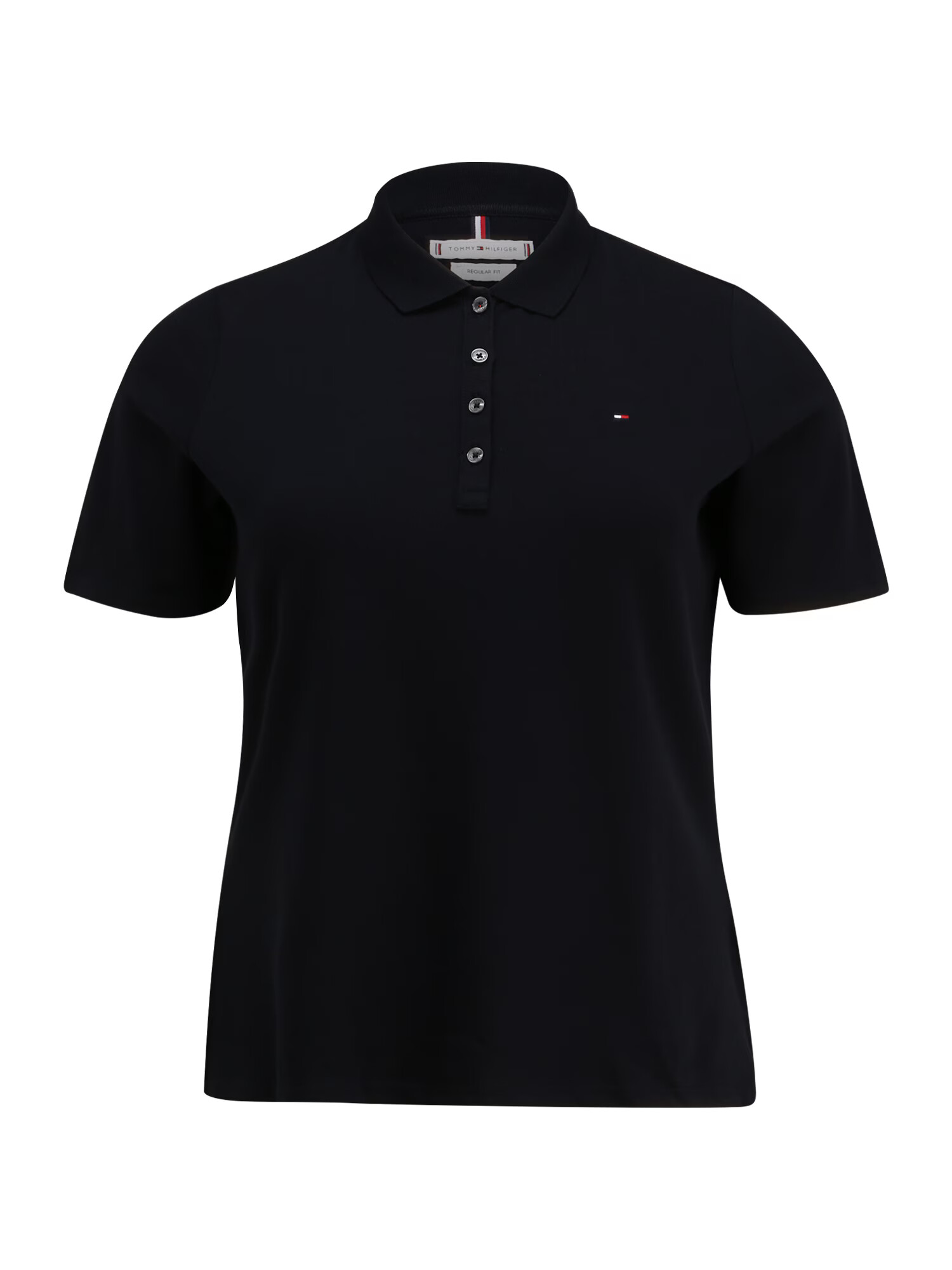 Tommy Hilfiger Curve Tricou albastru închis - Pled.ro