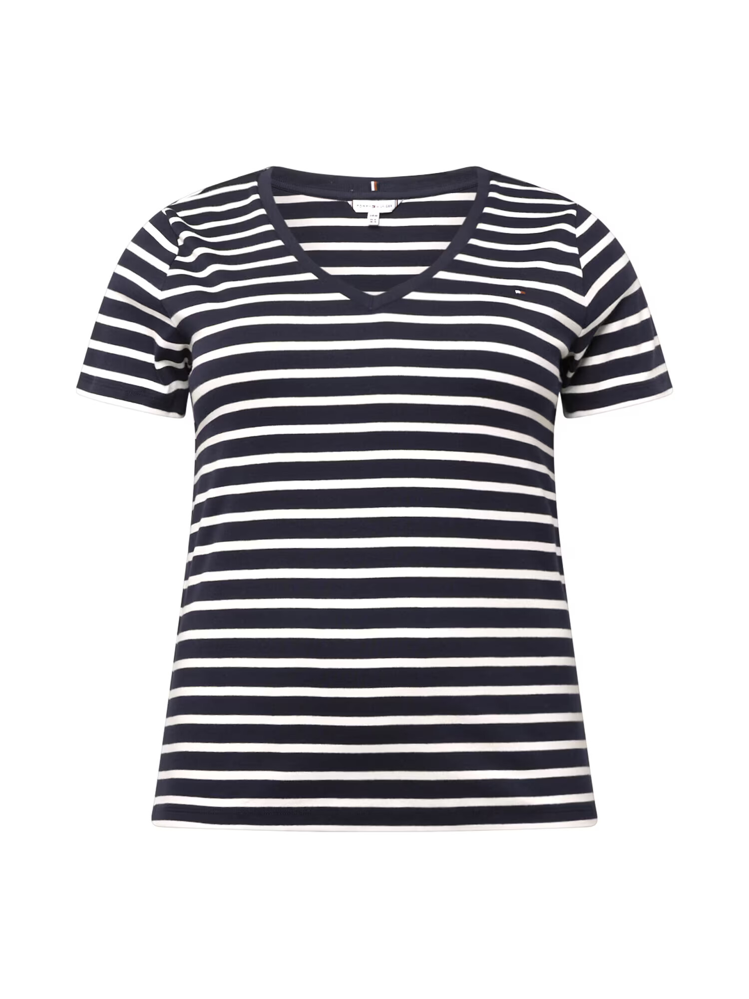 Tommy Hilfiger Curve Tricou bleumarin / alb - Pled.ro