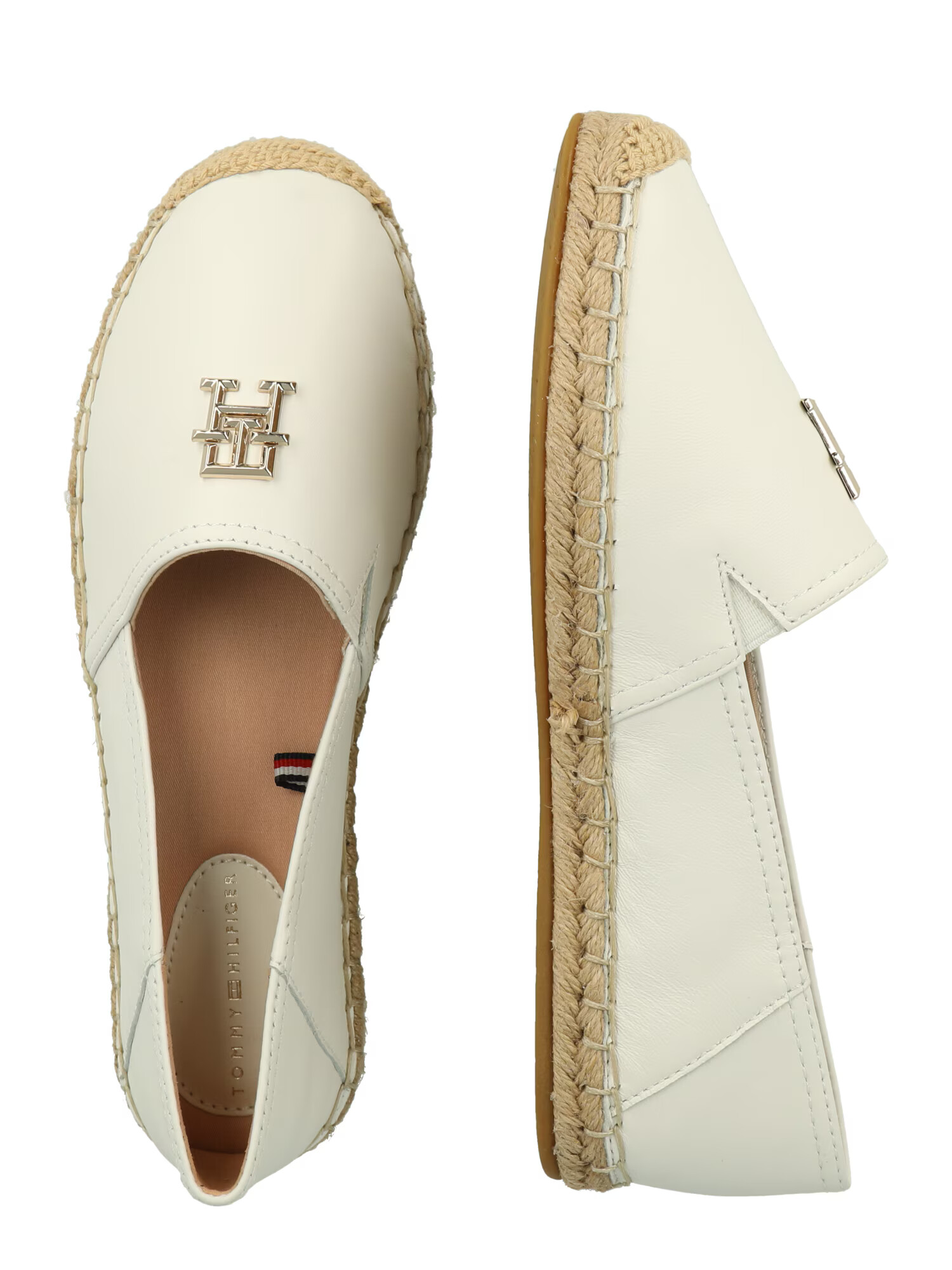 TOMMY HILFIGER Espadrile ecru - Pled.ro