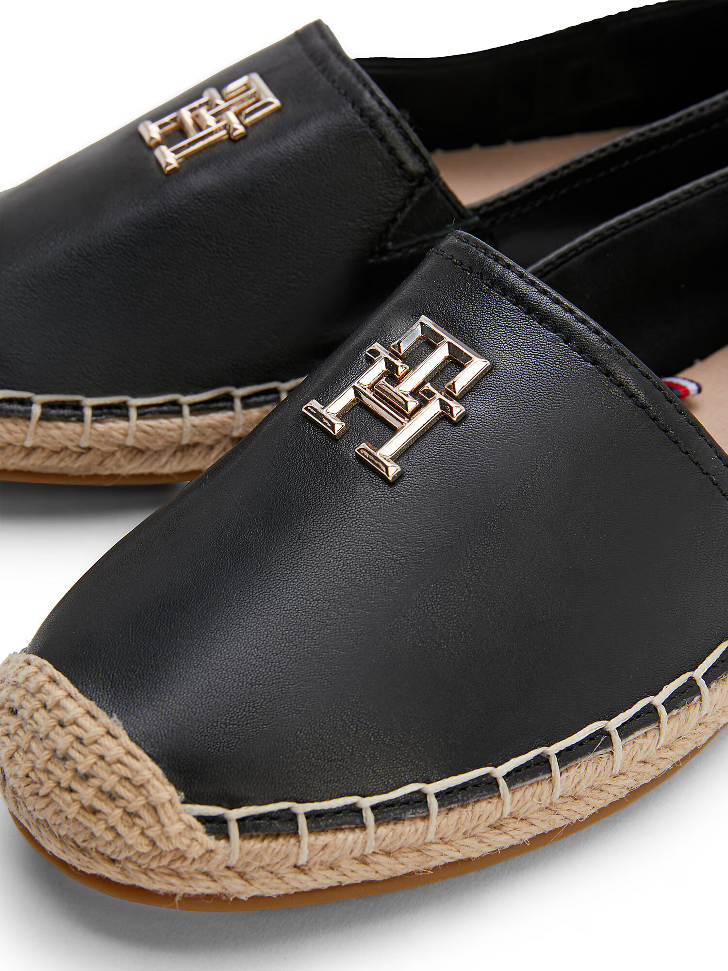 TOMMY HILFIGER Espadrile maro deschis / auriu / negru - Pled.ro