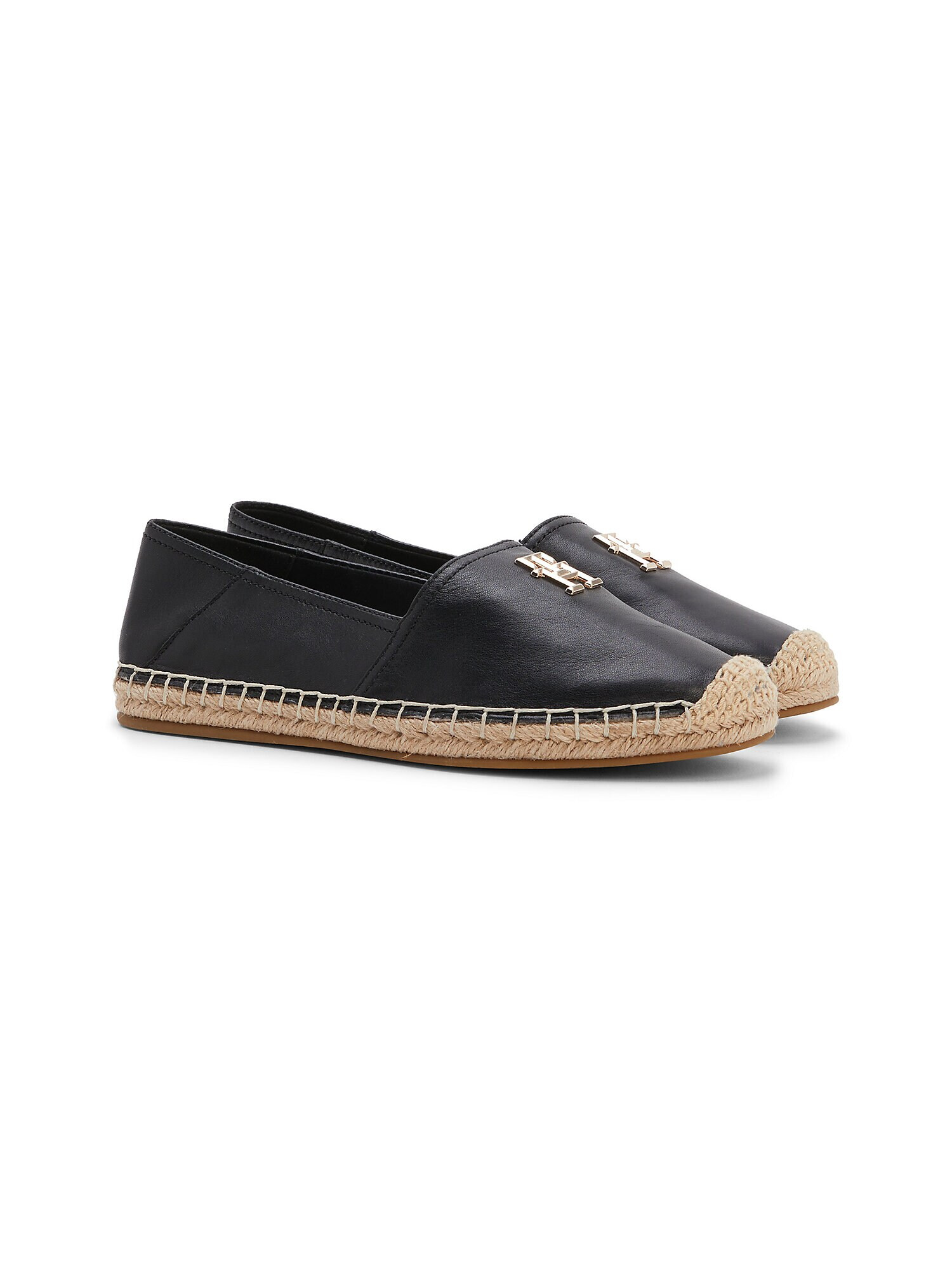 TOMMY HILFIGER Espadrile maro deschis / auriu / negru - Pled.ro