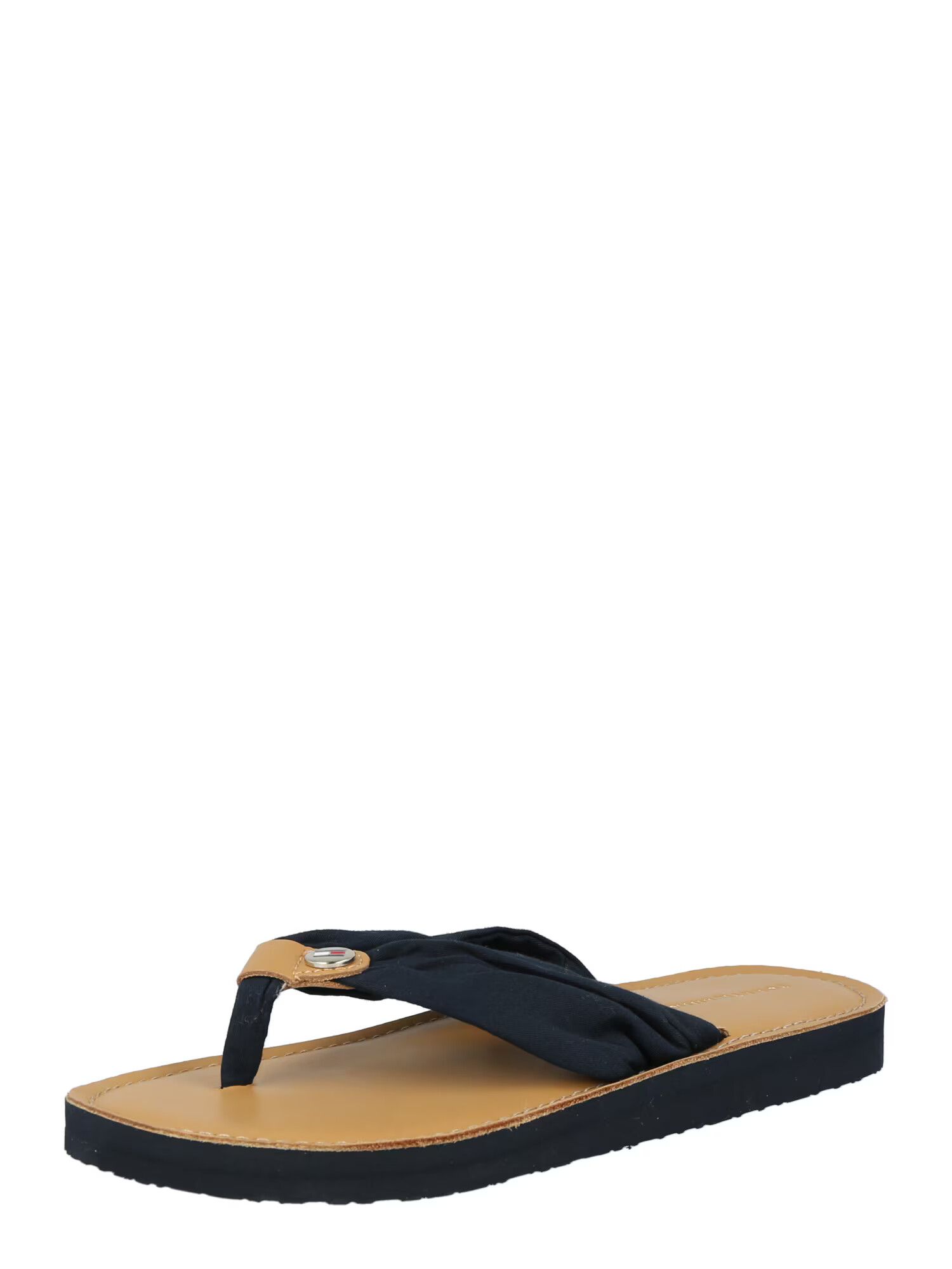 TOMMY HILFIGER Flip-flops bej deschis / albastru închis - Pled.ro