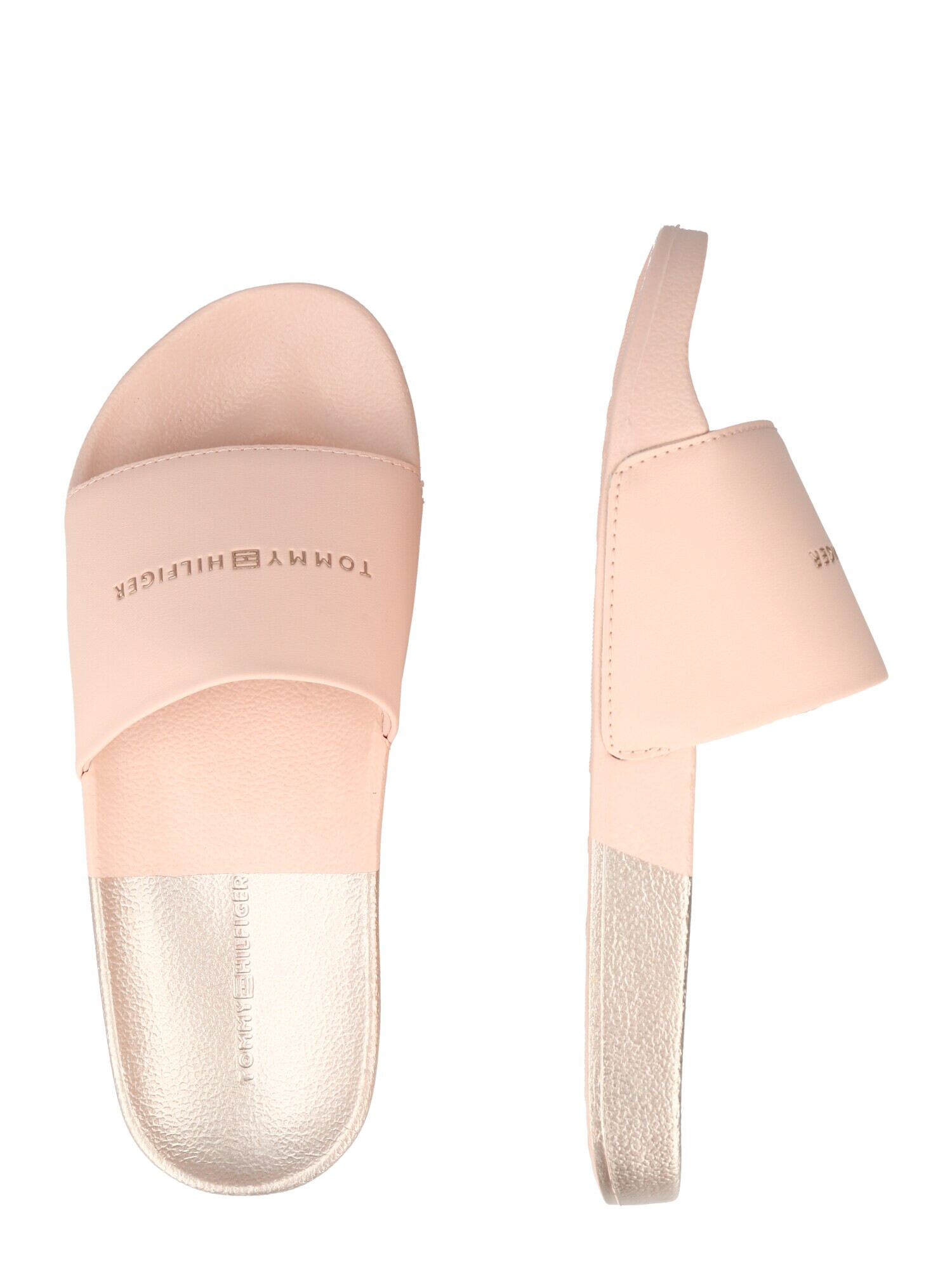 TOMMY HILFIGER Flip-flops bronz / roz - Pled.ro