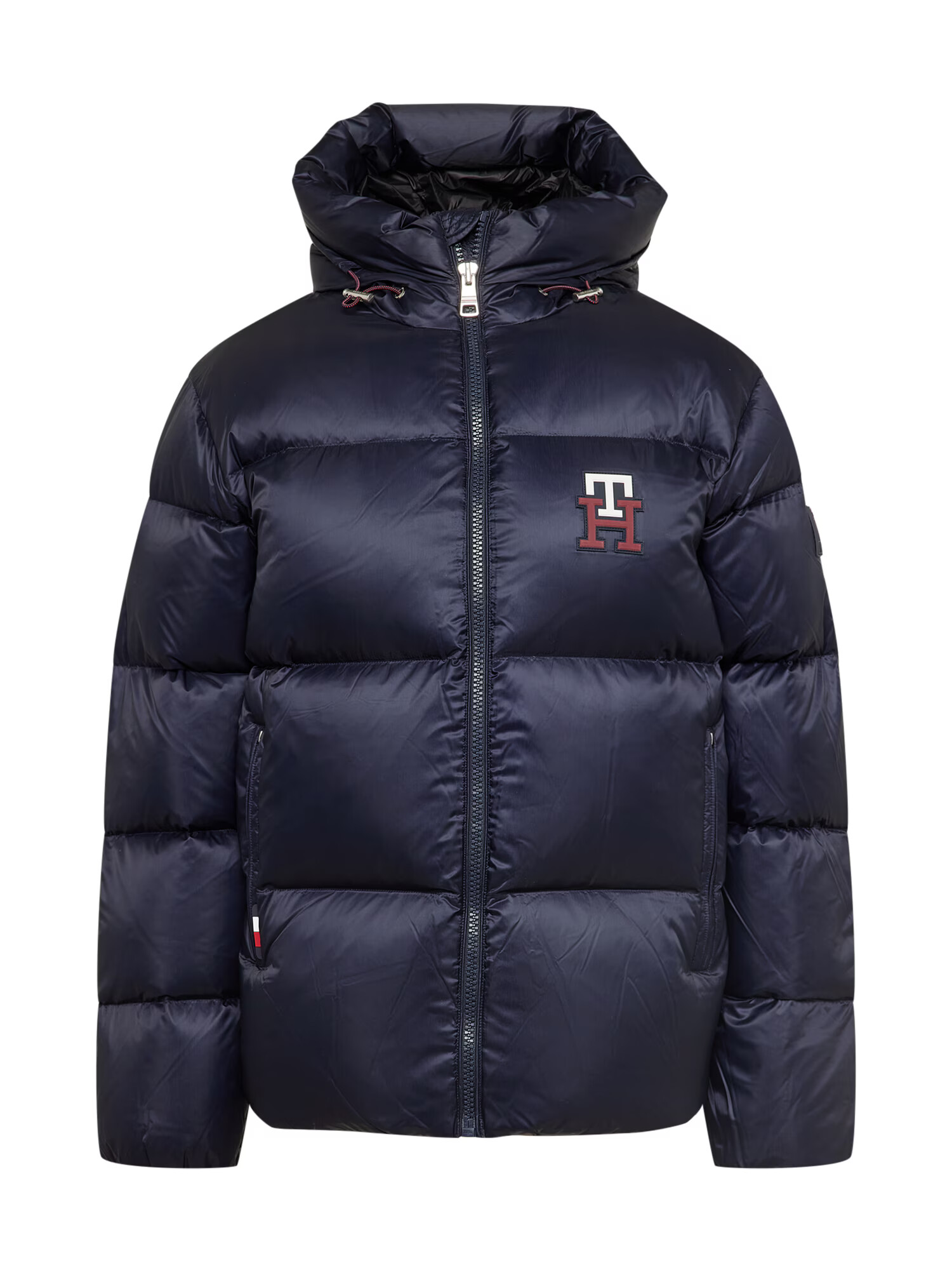 TOMMY HILFIGER Geacă de iarnă bleumarin / roșu cireș / alb - Pled.ro