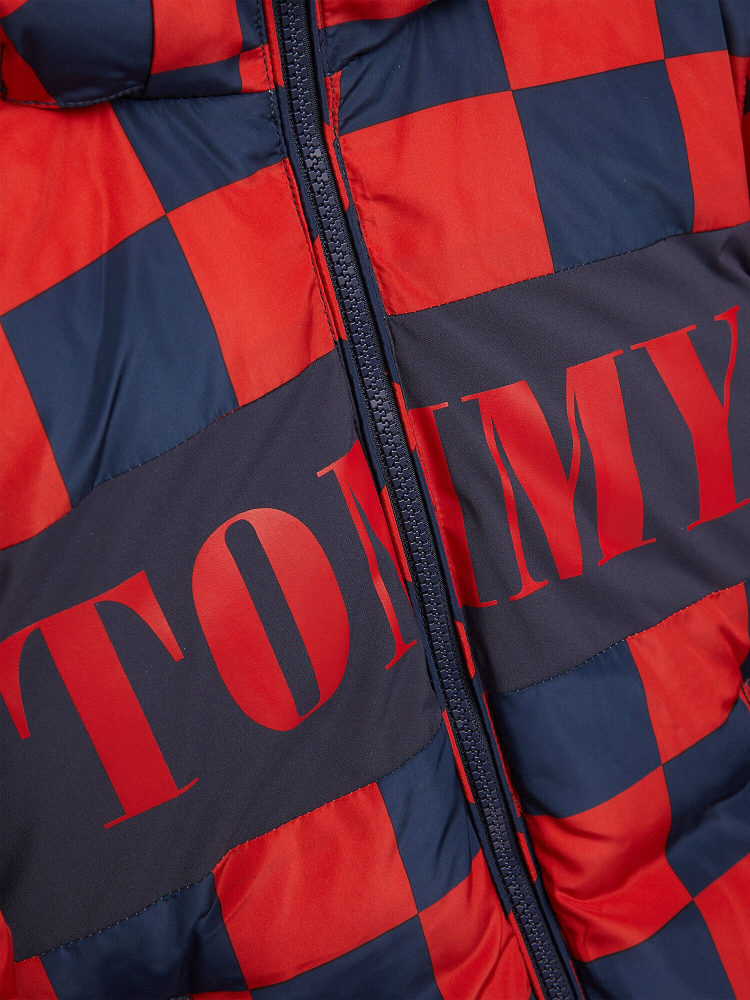 TOMMY HILFIGER Geacă de primăvară-toamnă bleumarin / roșu - Pled.ro