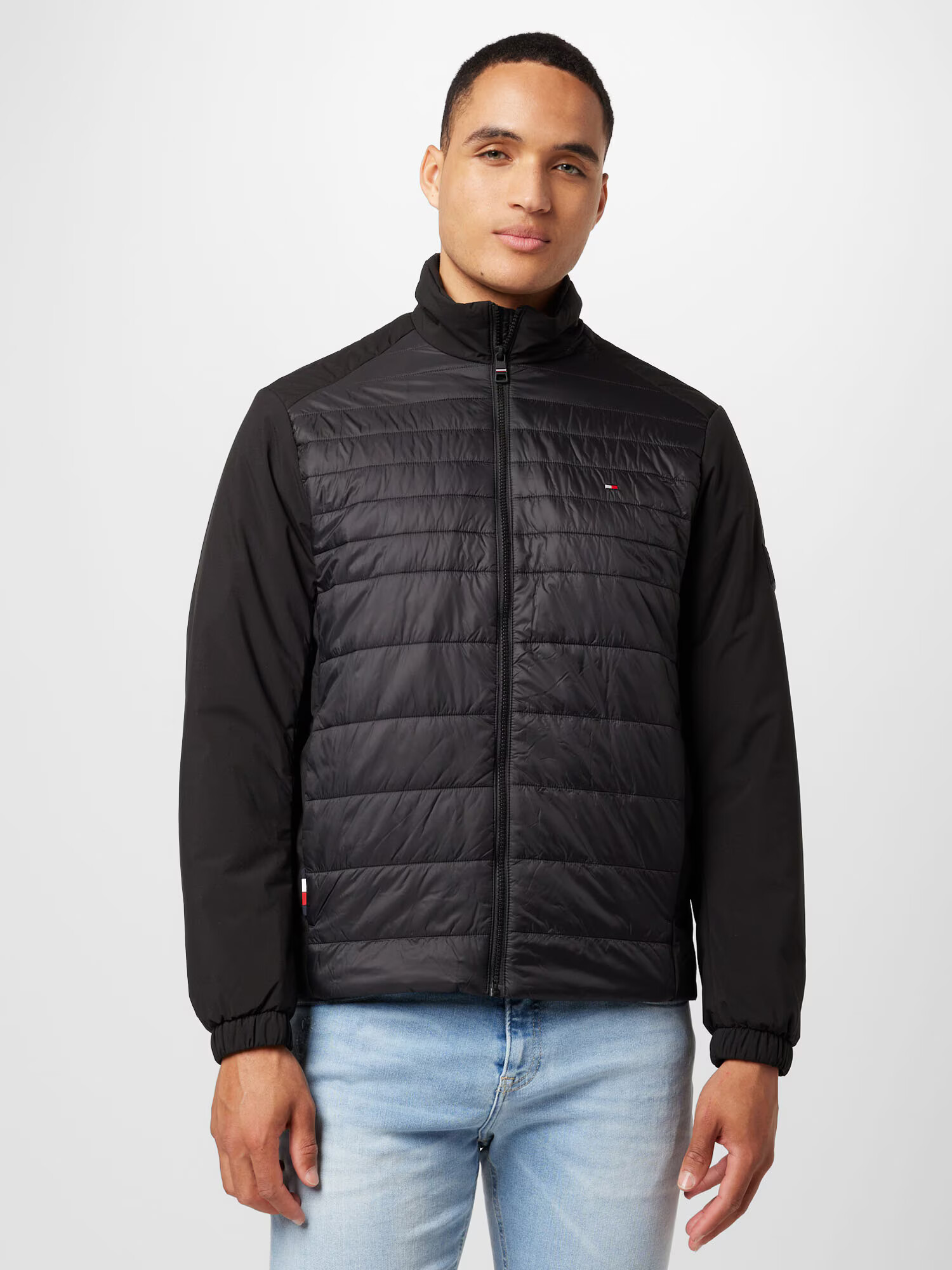 TOMMY HILFIGER Geacă de primăvară-toamnă roși aprins / negru / alb - Pled.ro