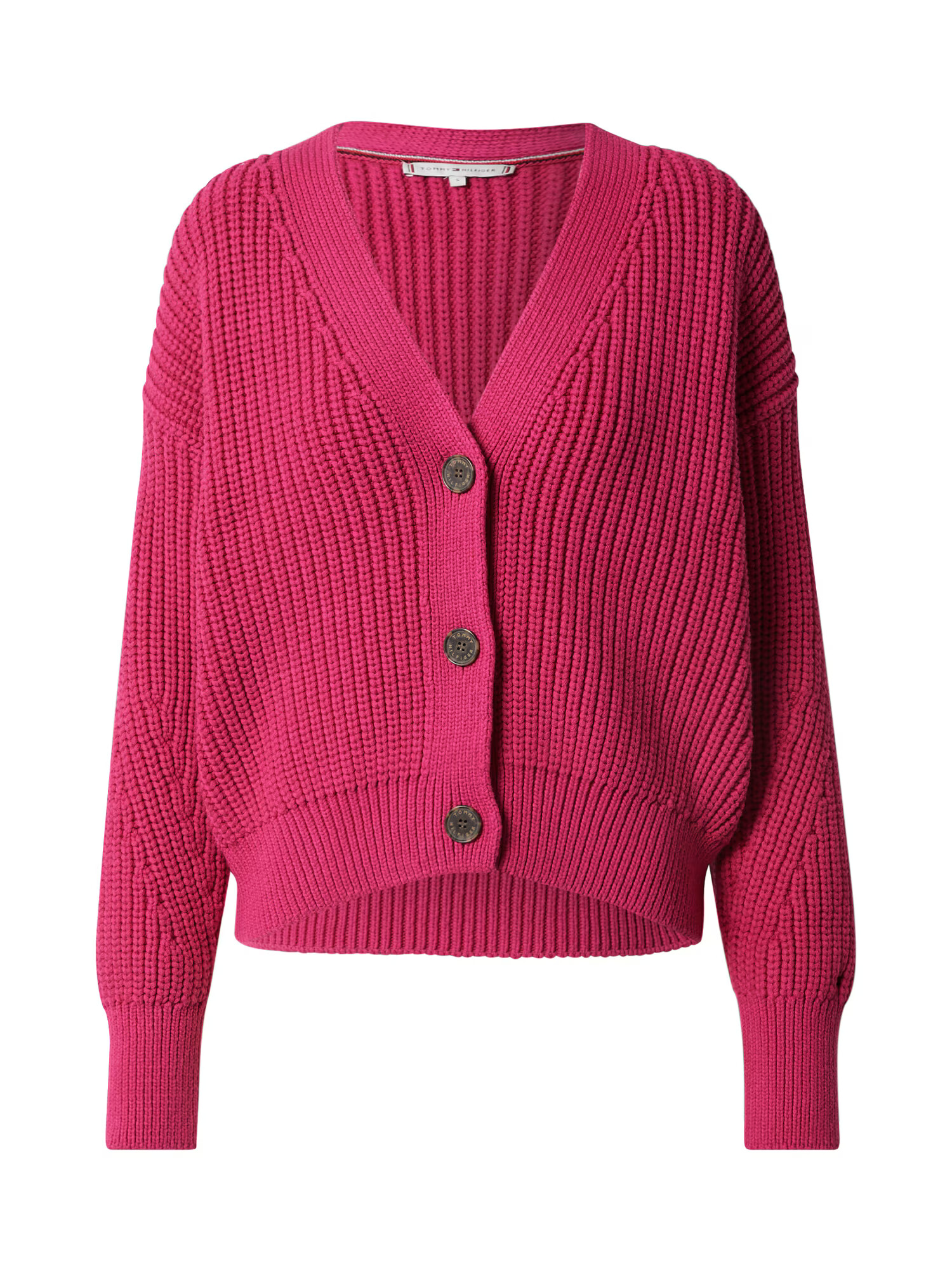 TOMMY HILFIGER Geacă tricotată magenta - Pled.ro