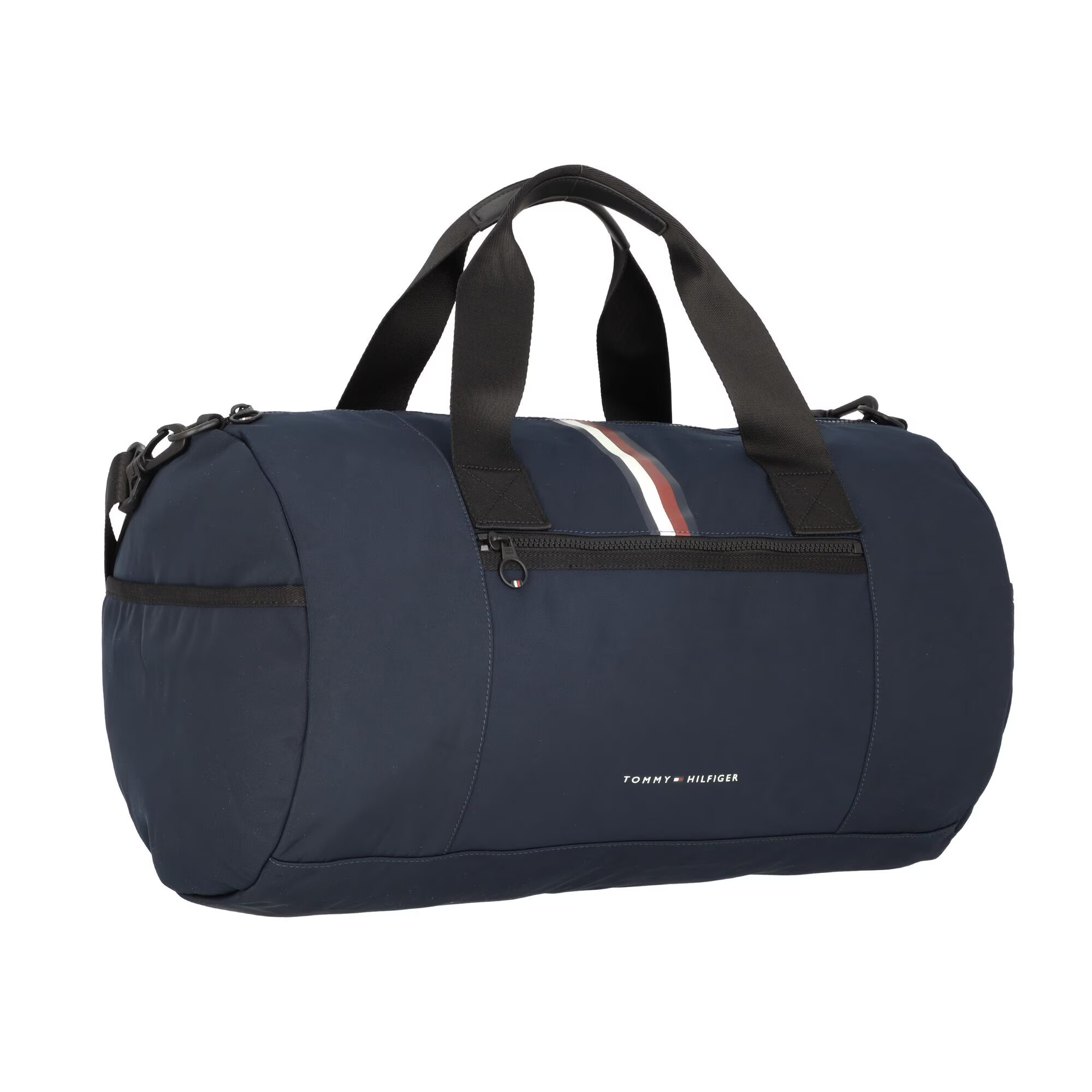 TOMMY HILFIGER Geantă de weekend 'Skyline' bleumarin / roși aprins / alb - Pled.ro