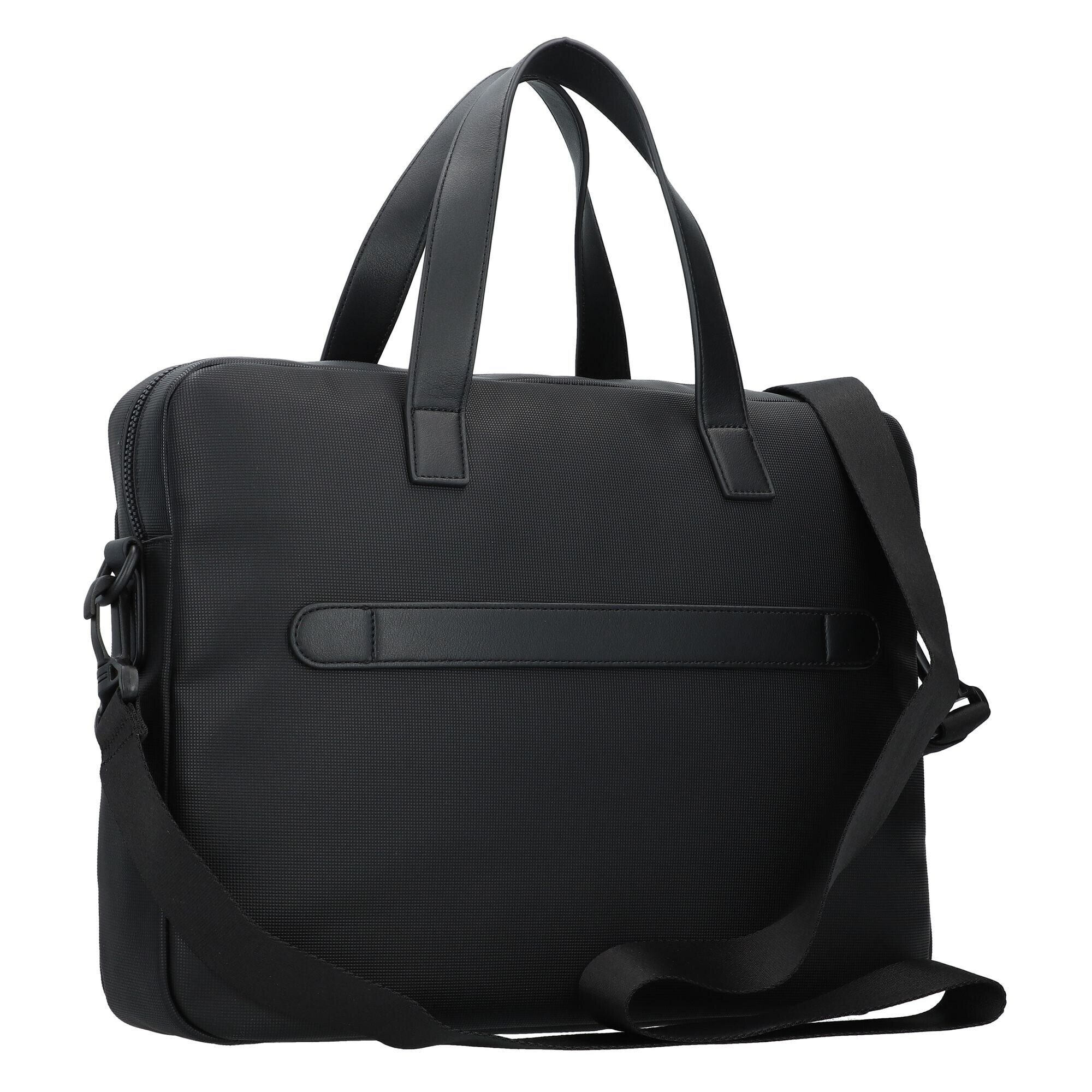 TOMMY HILFIGER Geantă laptop 'Essential' negru / alb - Pled.ro