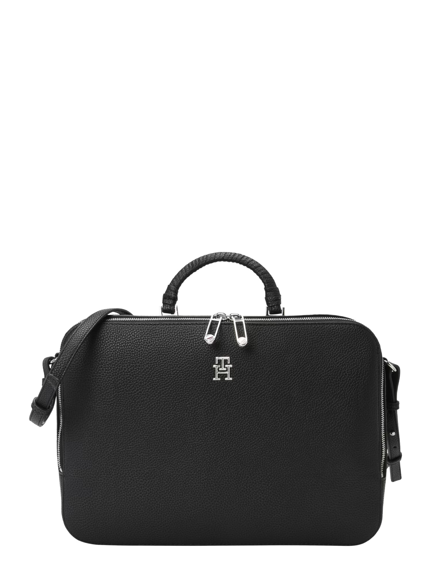 TOMMY HILFIGER Geantă laptop negru / argintiu - Pled.ro