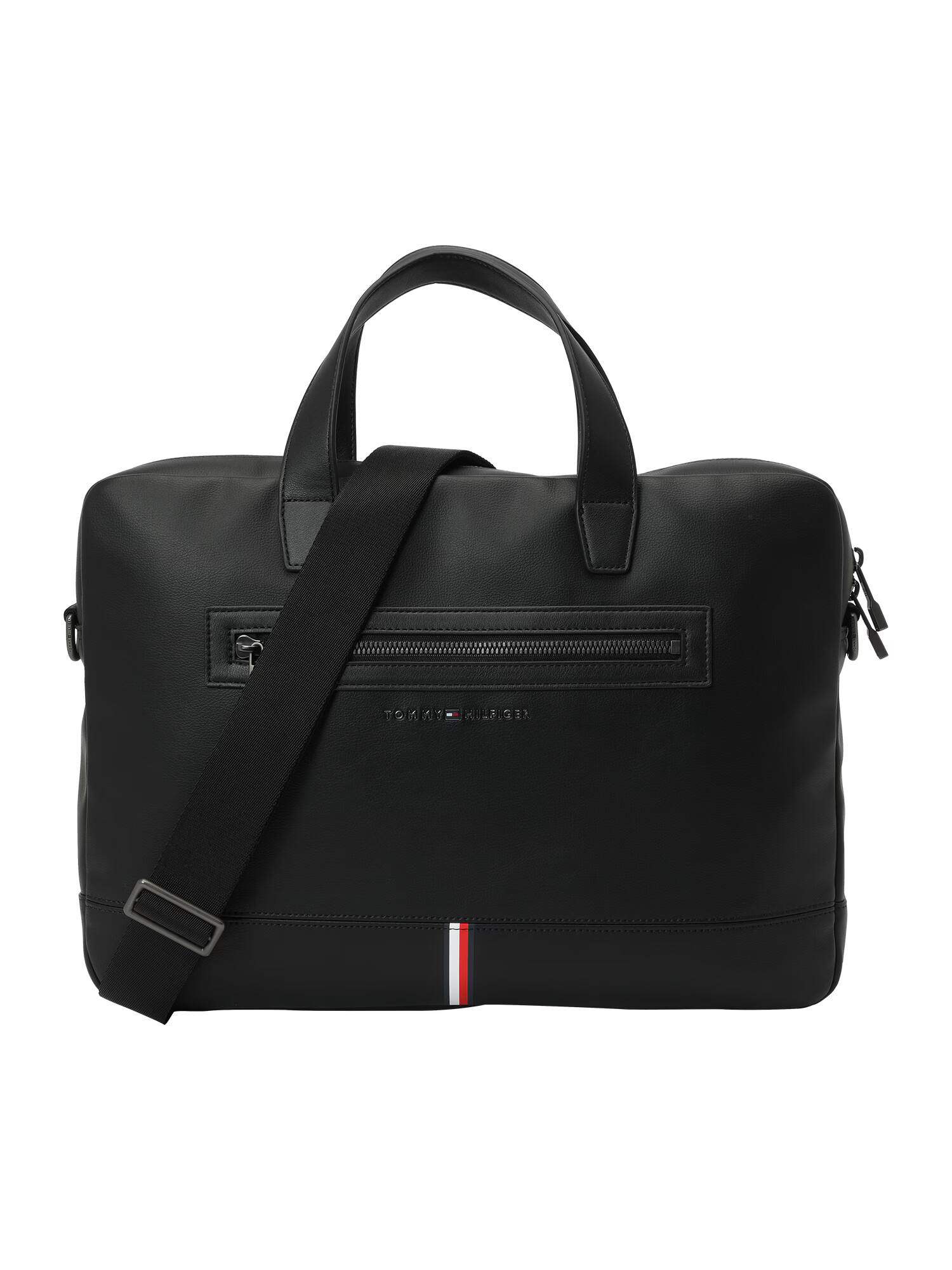 TOMMY HILFIGER Geantă laptop roși aprins / negru / alb - Pled.ro