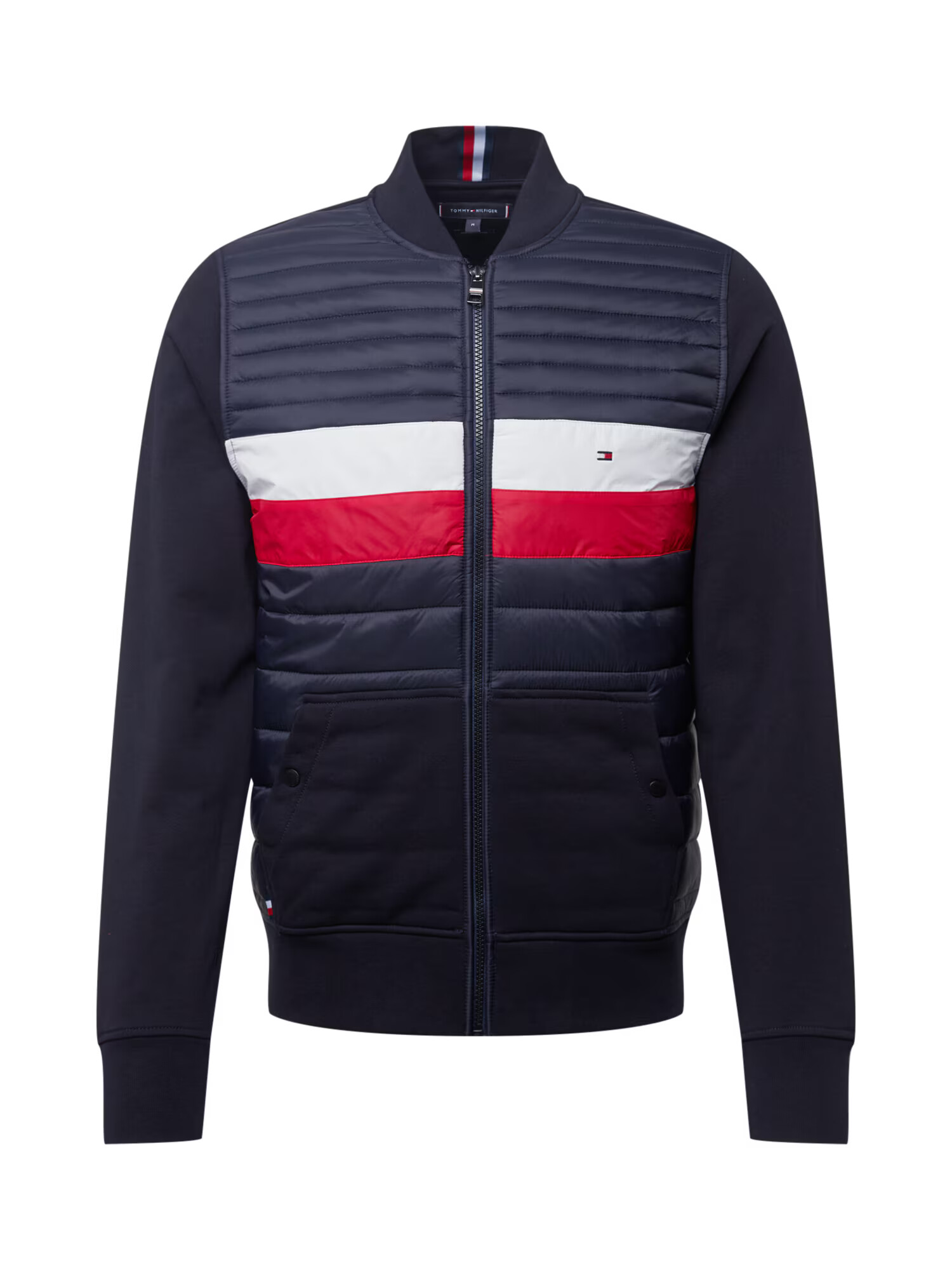 TOMMY HILFIGER Hanorac albastru noapte / roșu / alb - Pled.ro