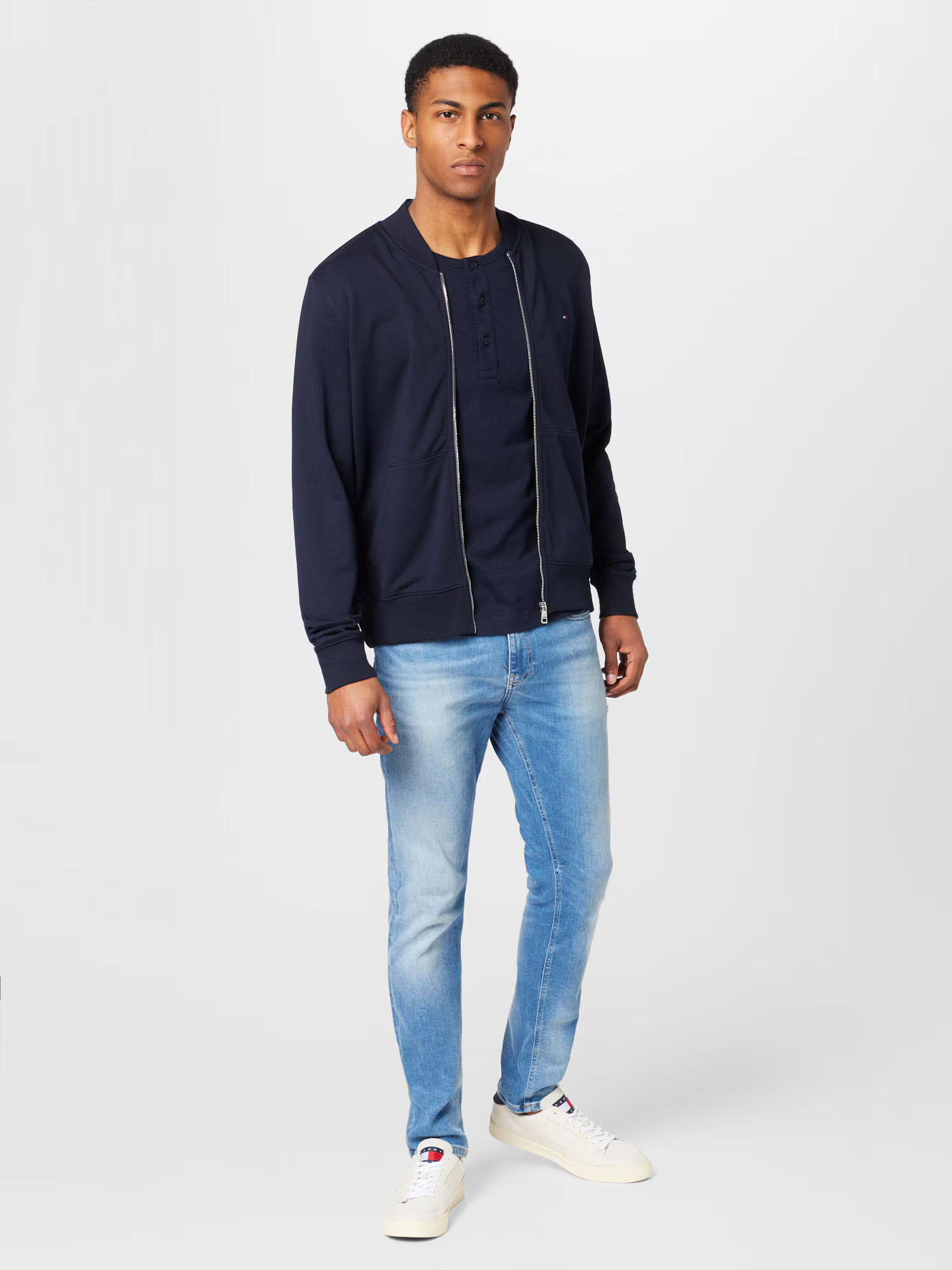 TOMMY HILFIGER Hanorac bleumarin - Pled.ro