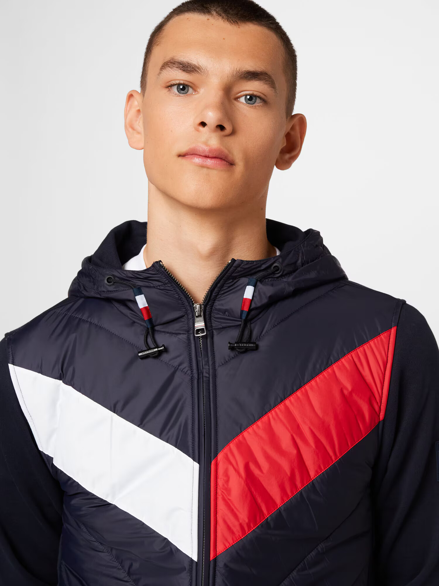 TOMMY HILFIGER Hanorac bleumarin / roșu / alb - Pled.ro