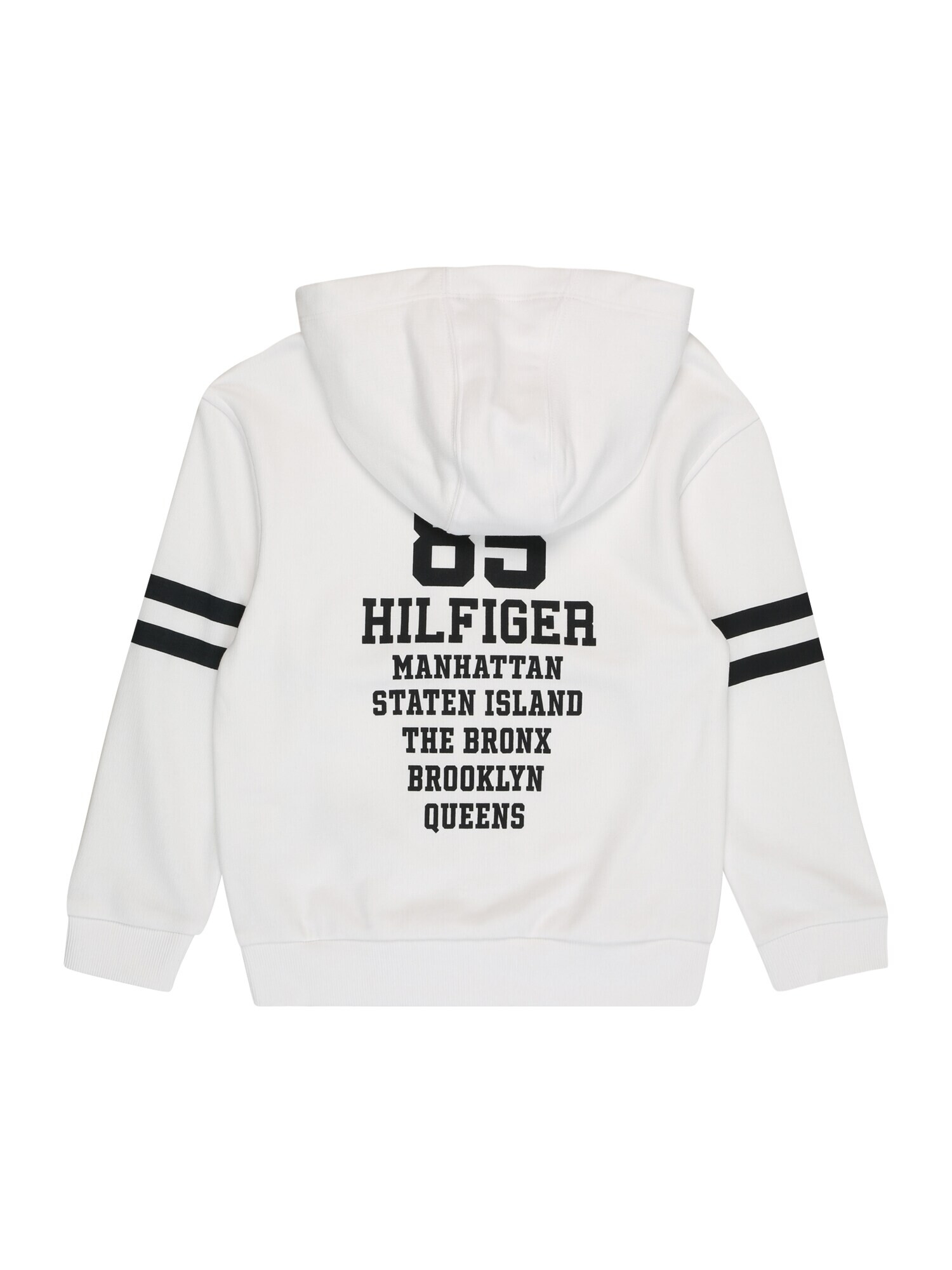 TOMMY HILFIGER Hanorac negru / alb - Pled.ro