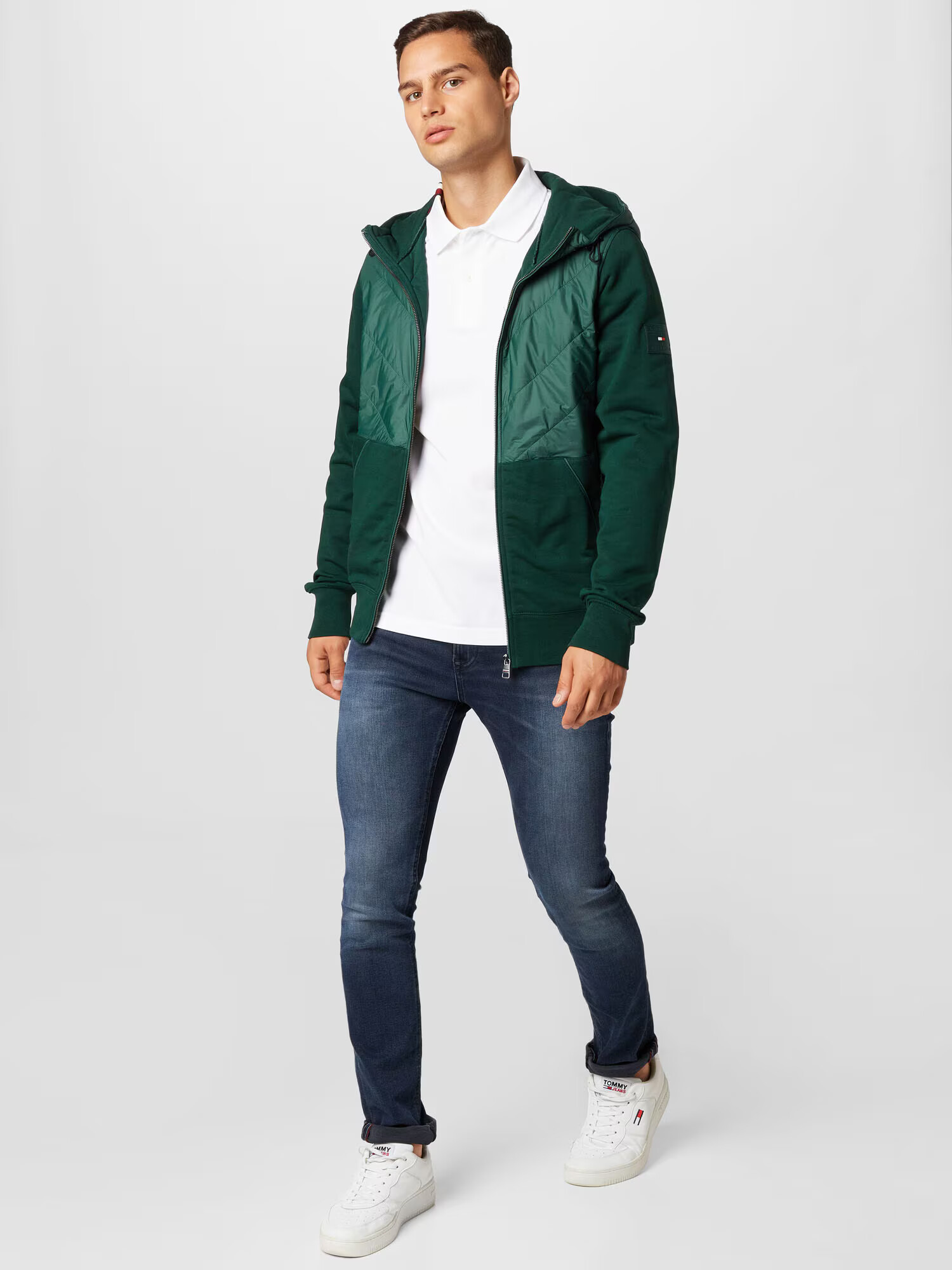 TOMMY HILFIGER Hanorac verde închis - Pled.ro