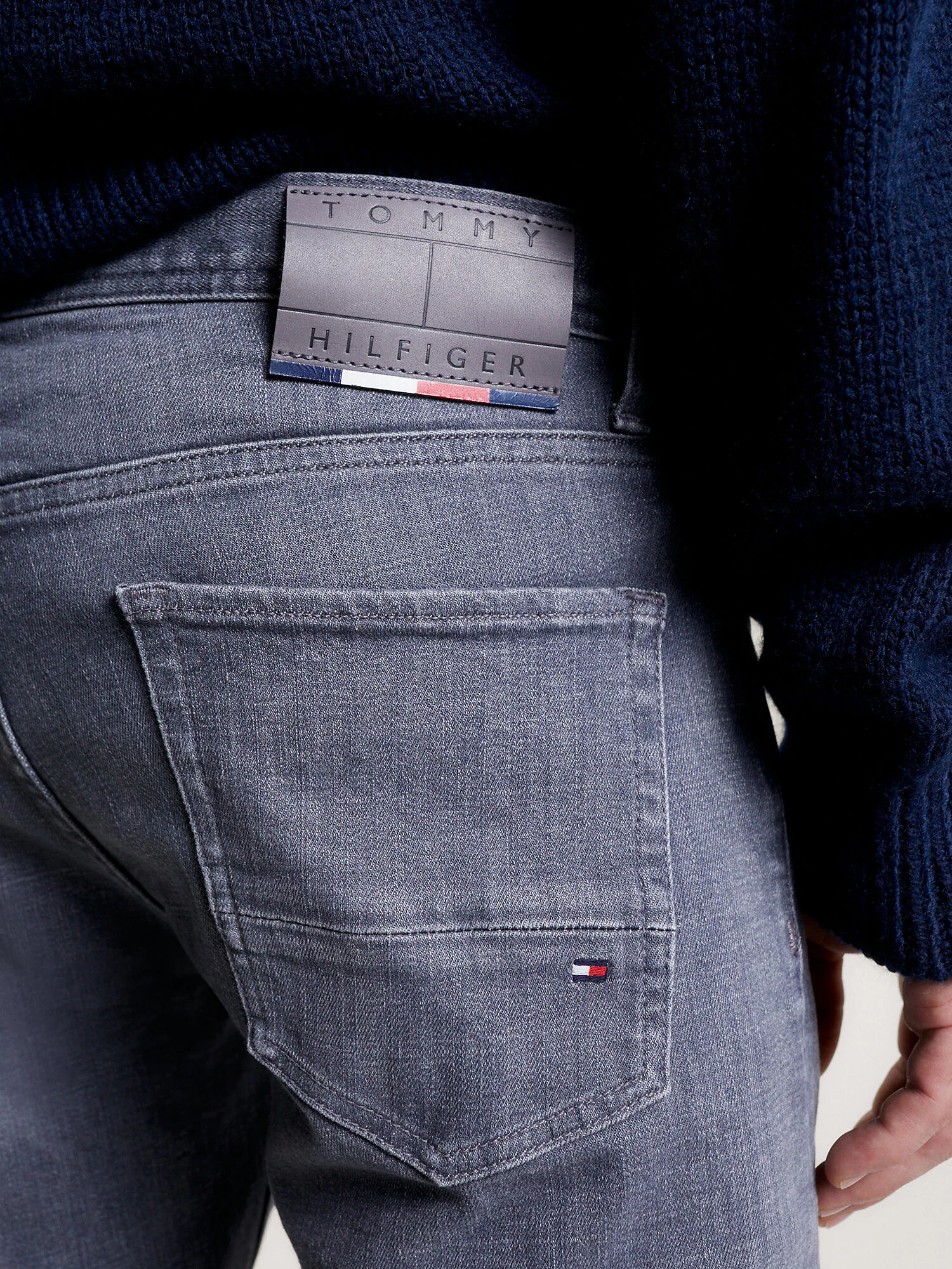 TOMMY HILFIGER Jeans 'Bleecker' gri denim - Pled.ro