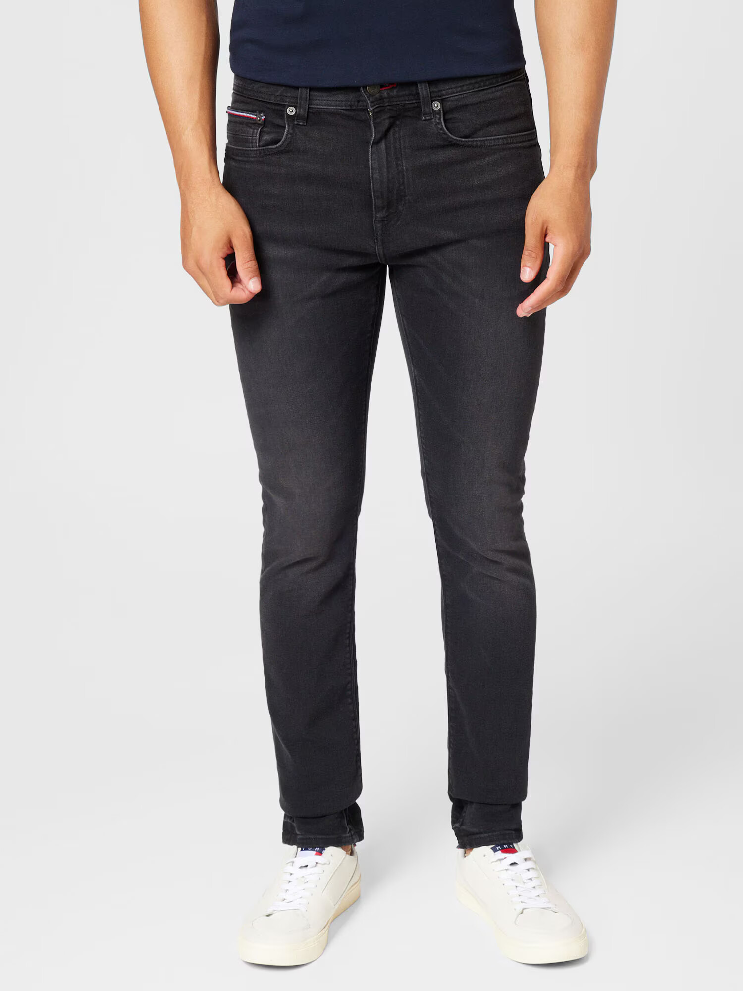 TOMMY HILFIGER Jeans bleumarin / roșu / negru / alb murdar - Pled.ro