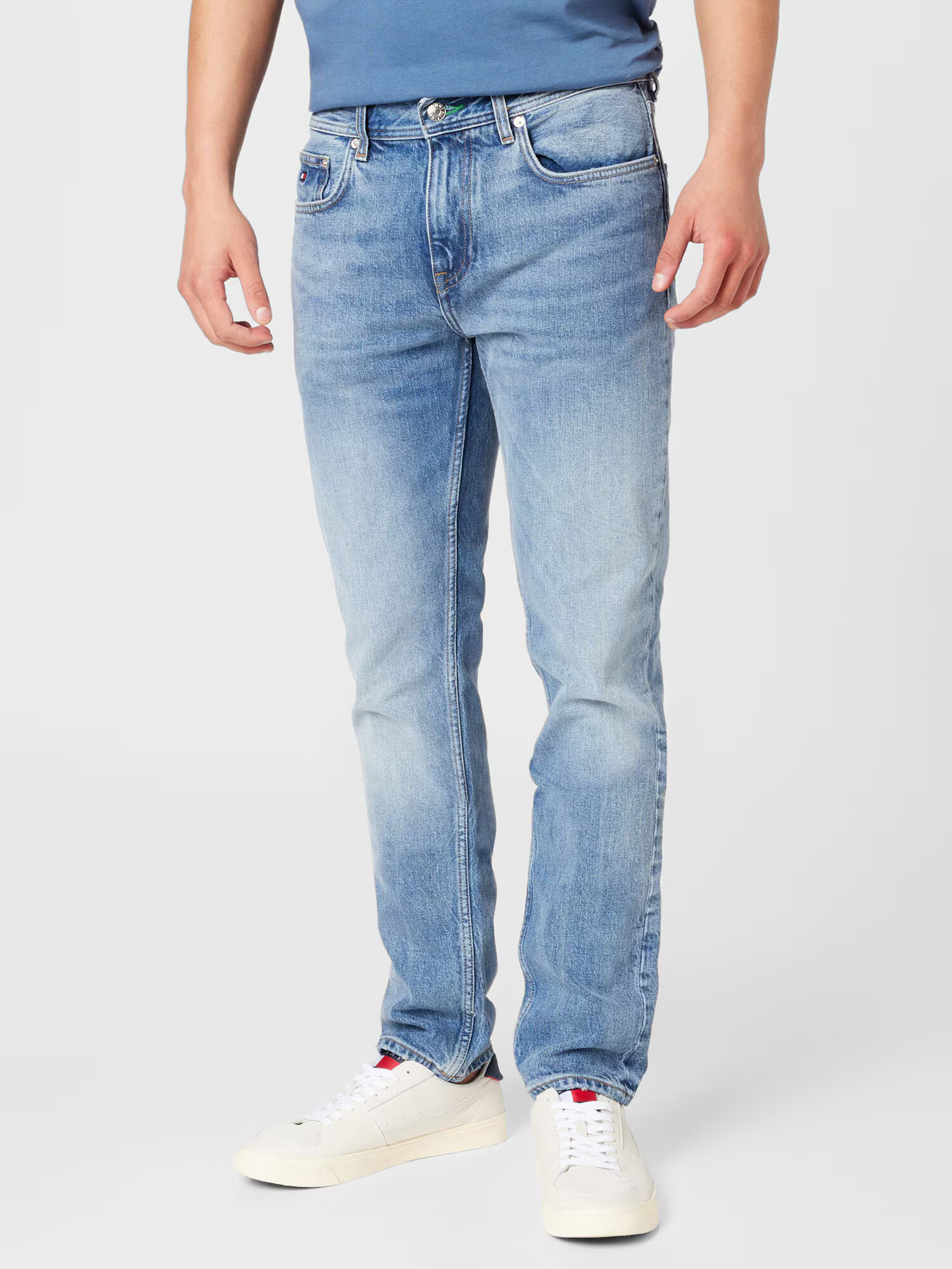 TOMMY HILFIGER Jeans 'DENTON' albastru deschis - Pled.ro