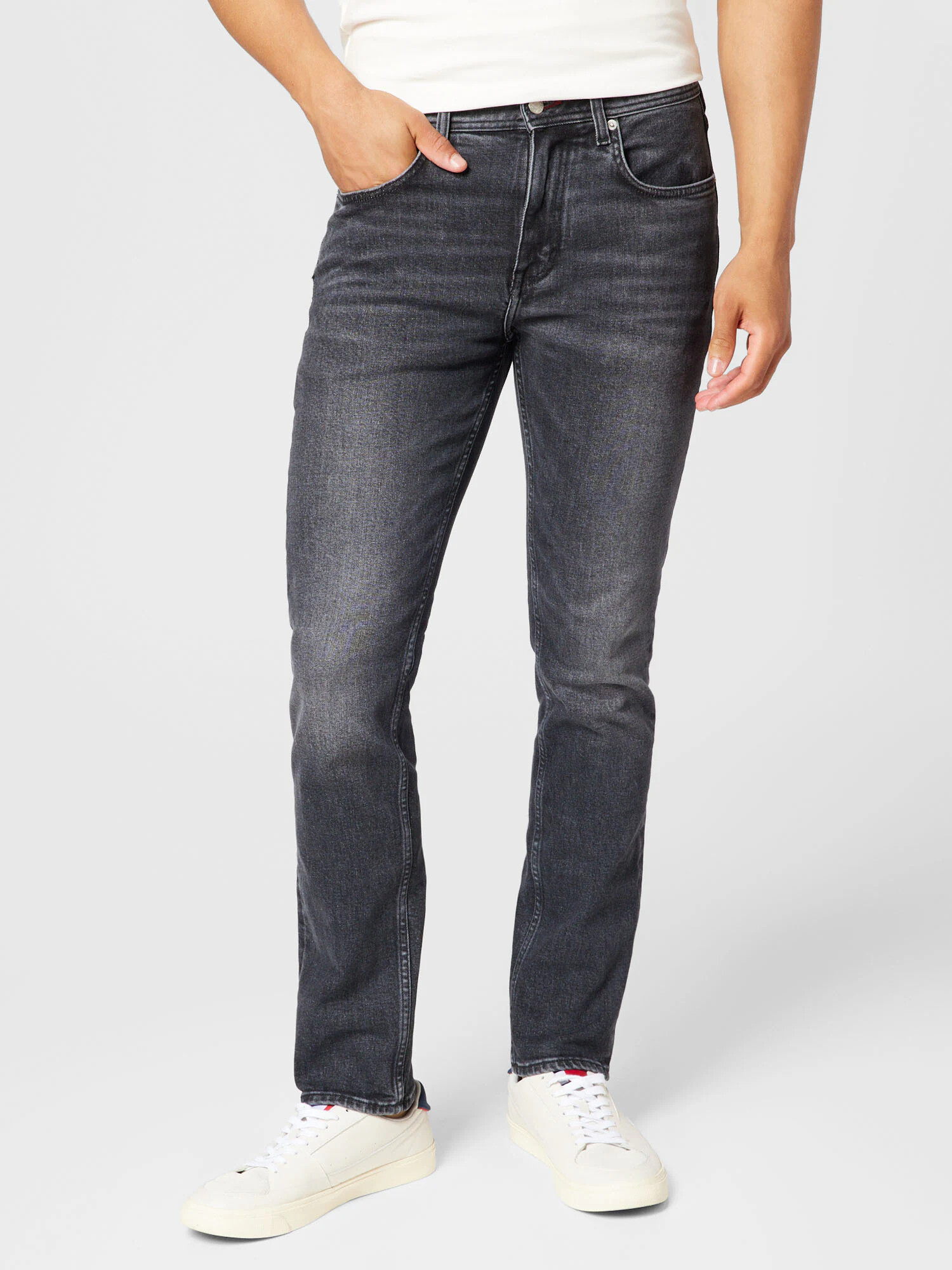 TOMMY HILFIGER Jeans 'Denton' gri denim - Pled.ro