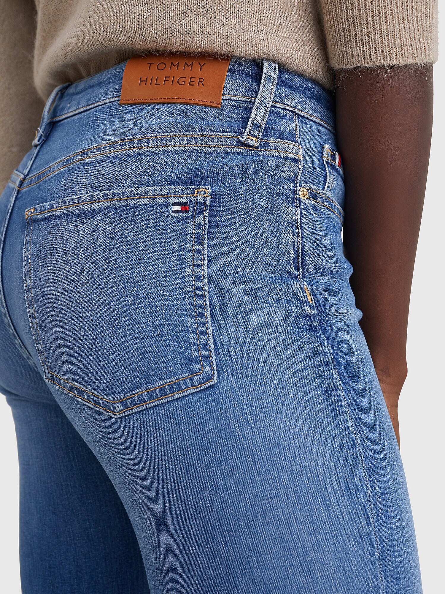 TOMMY HILFIGER Jeans 'Flex' albastru denim - Pled.ro