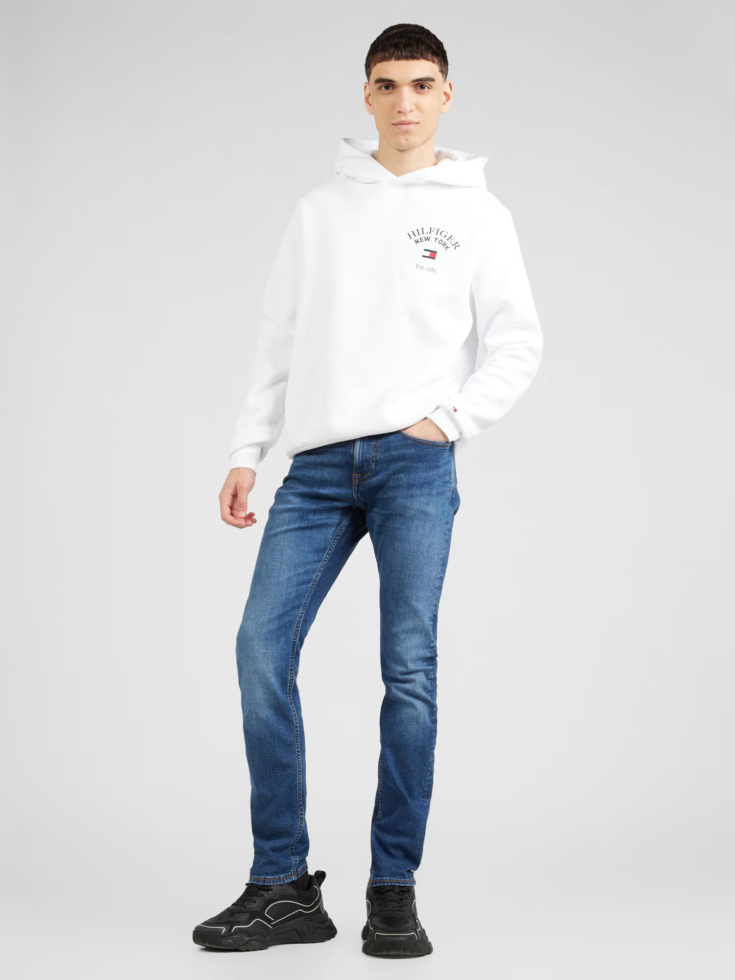 TOMMY HILFIGER Jeans 'Flex Houston' albastru închis - Pled.ro