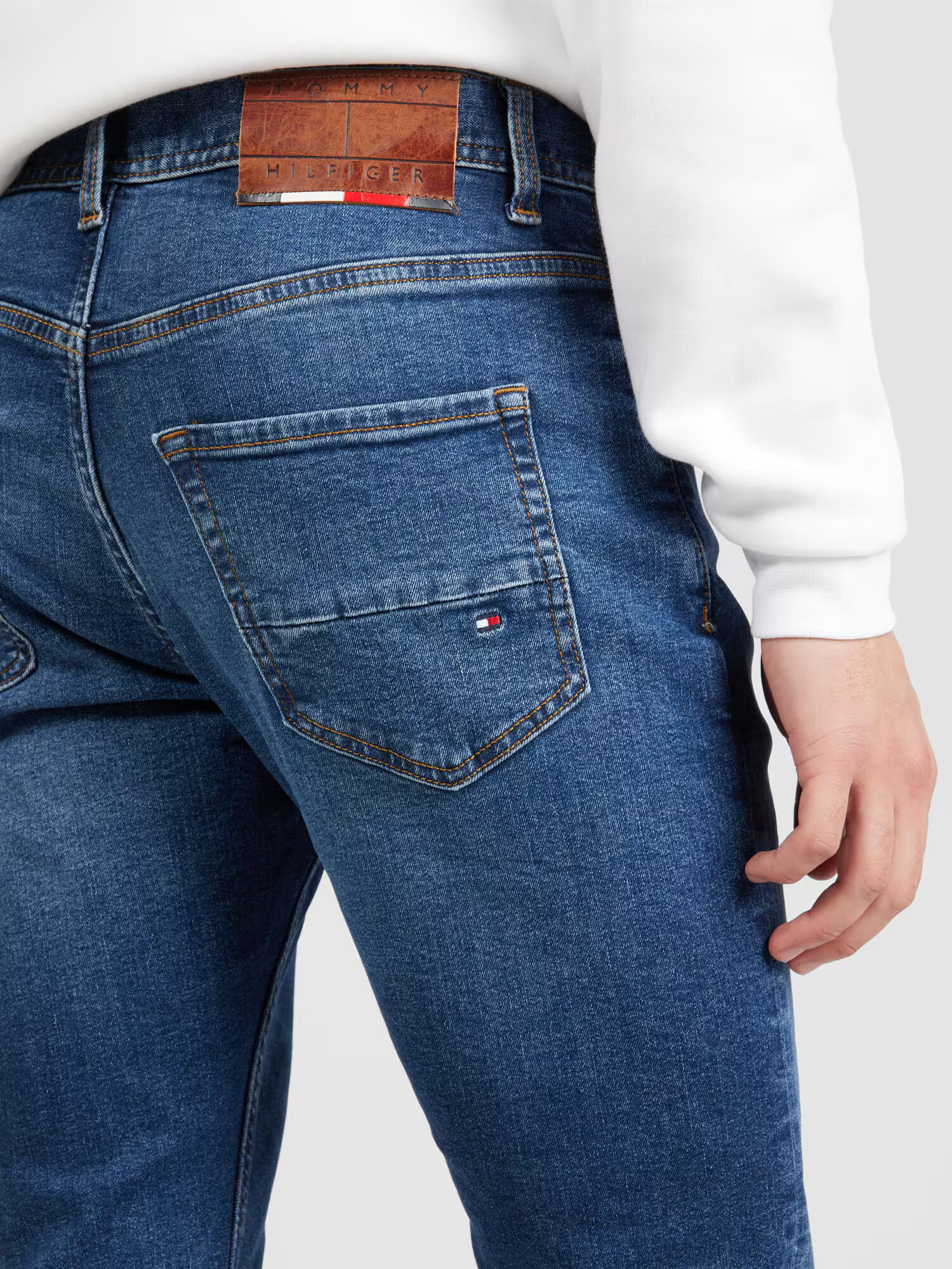 TOMMY HILFIGER Jeans 'Flex Houston' albastru închis - Pled.ro