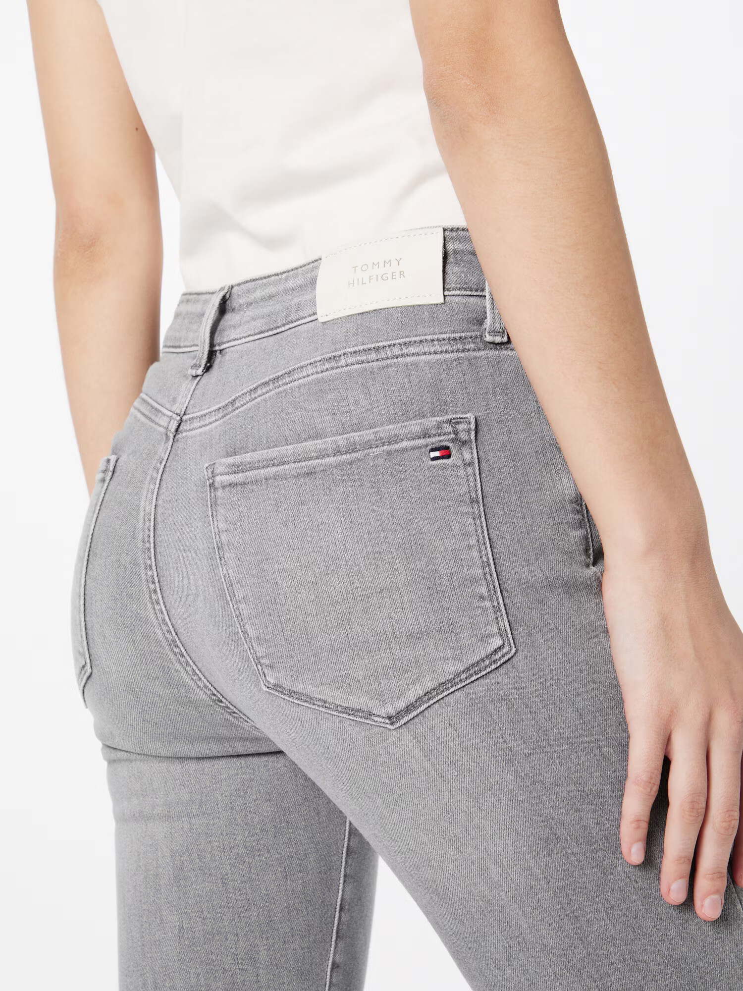 TOMMY HILFIGER Jeans 'Como' gri denim - Pled.ro