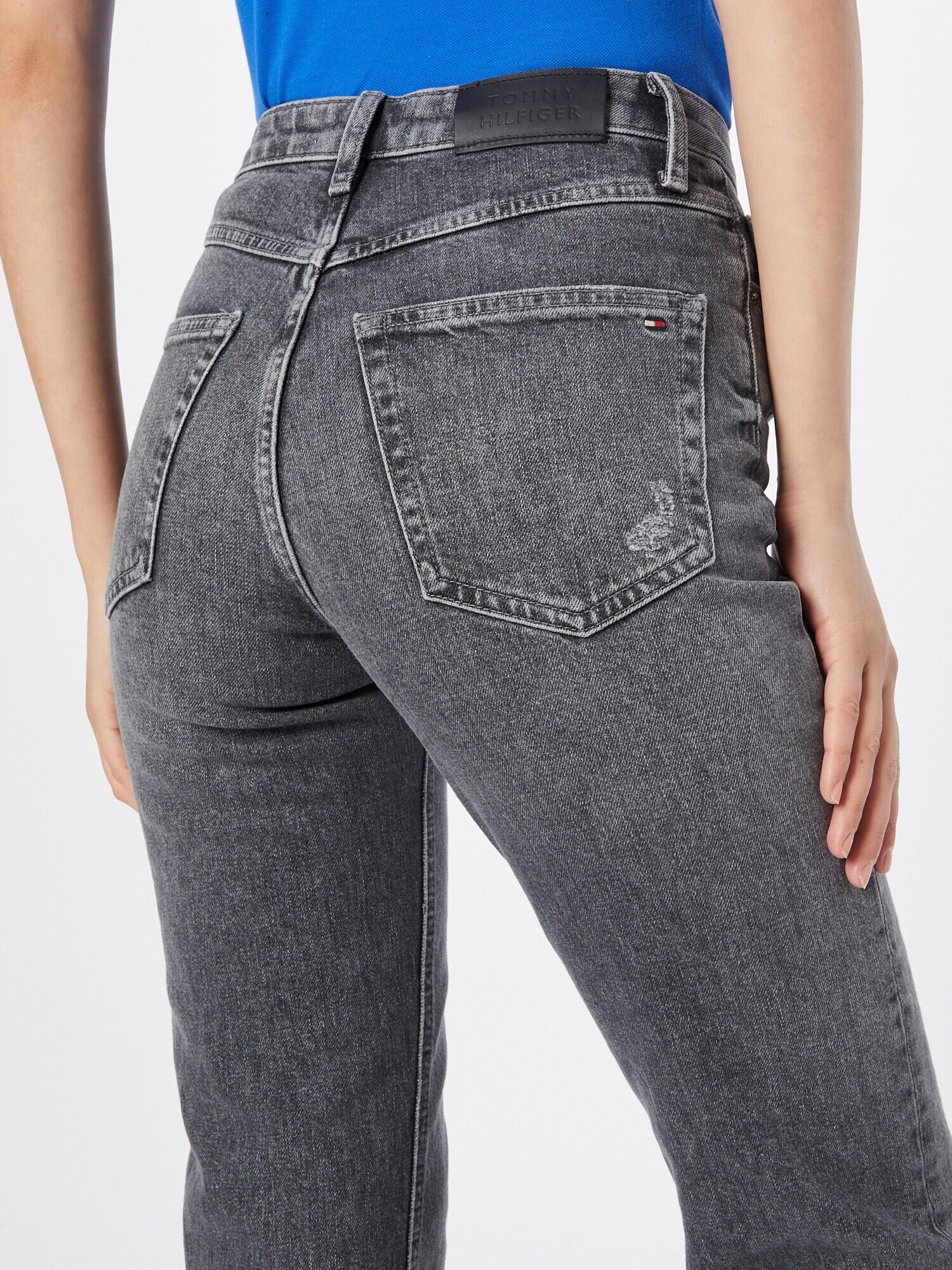 TOMMY HILFIGER Jeans gri denim - Pled.ro